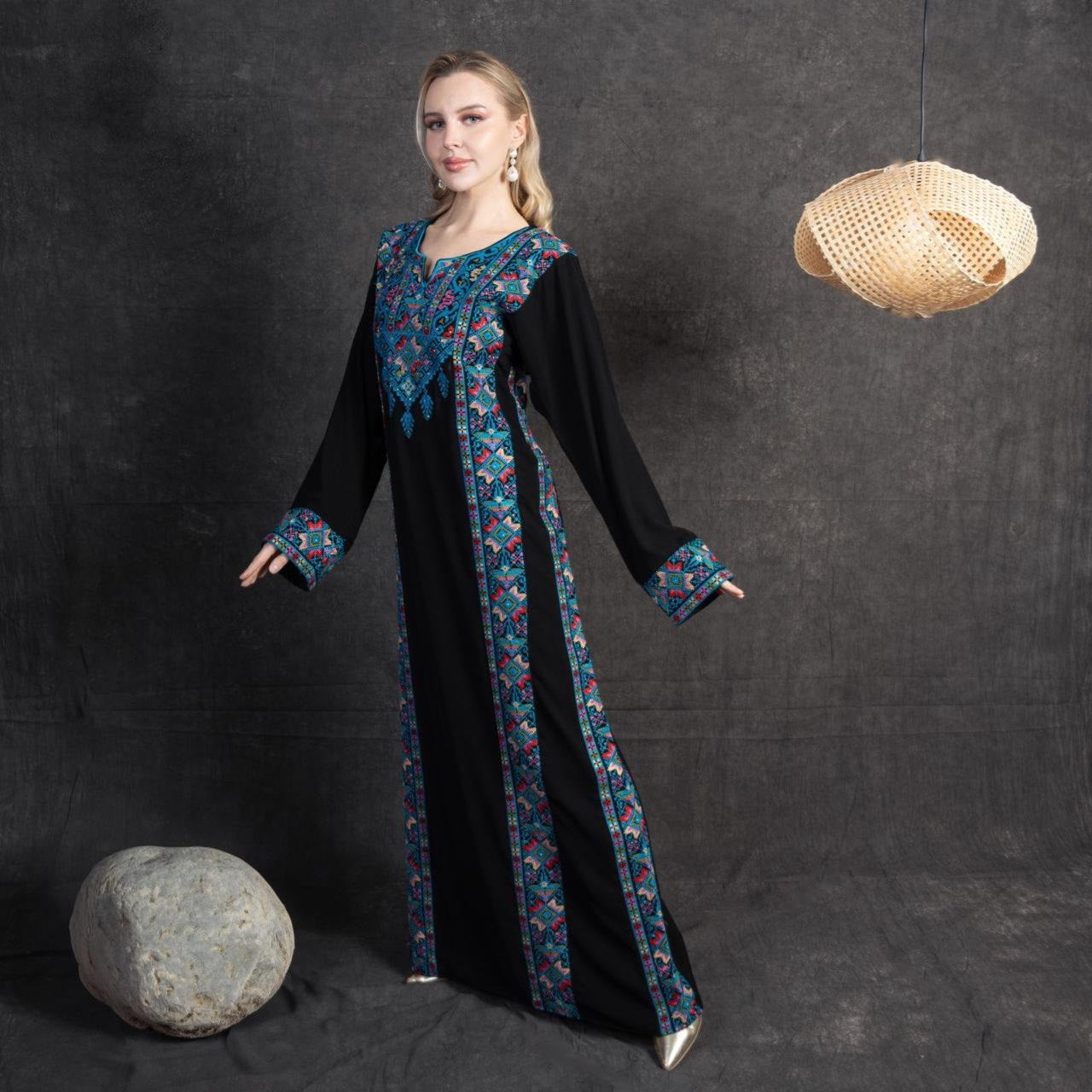 Embroidery Abaya with 4 Veins: Unique Elegance and Superior Comfort