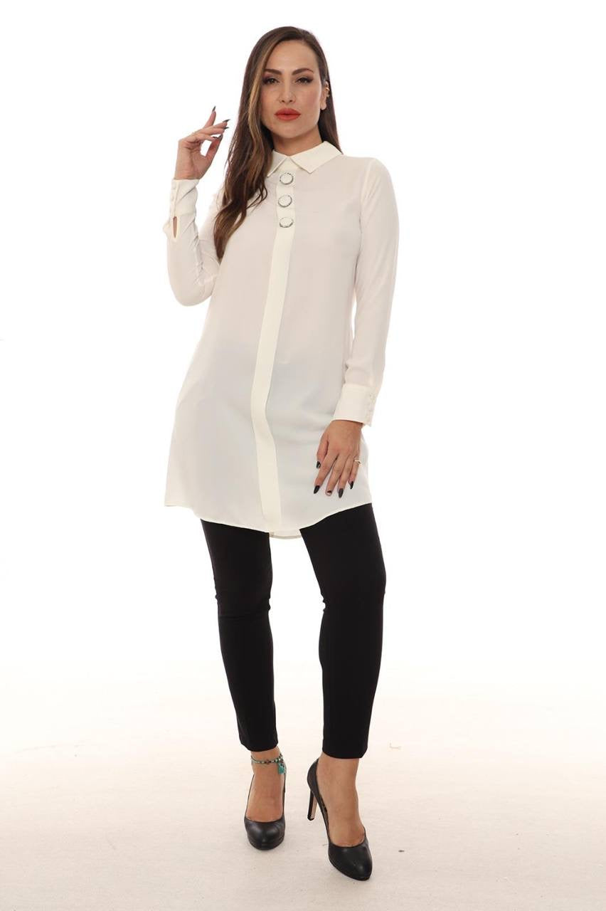 Formal Tunic – Sleek and Professional Business Wardrobe Essential