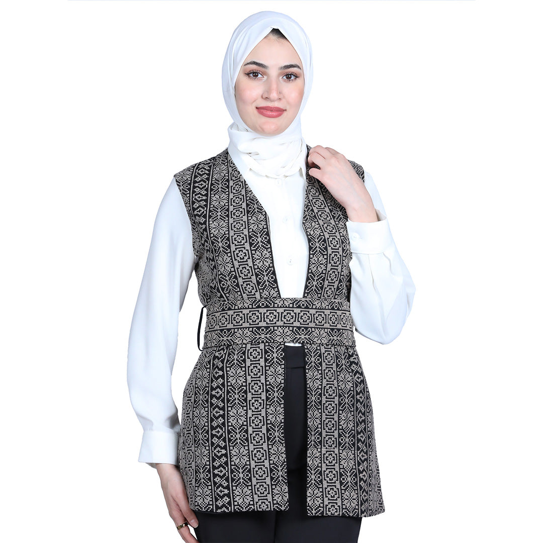 Falsteen Embroidery Vest