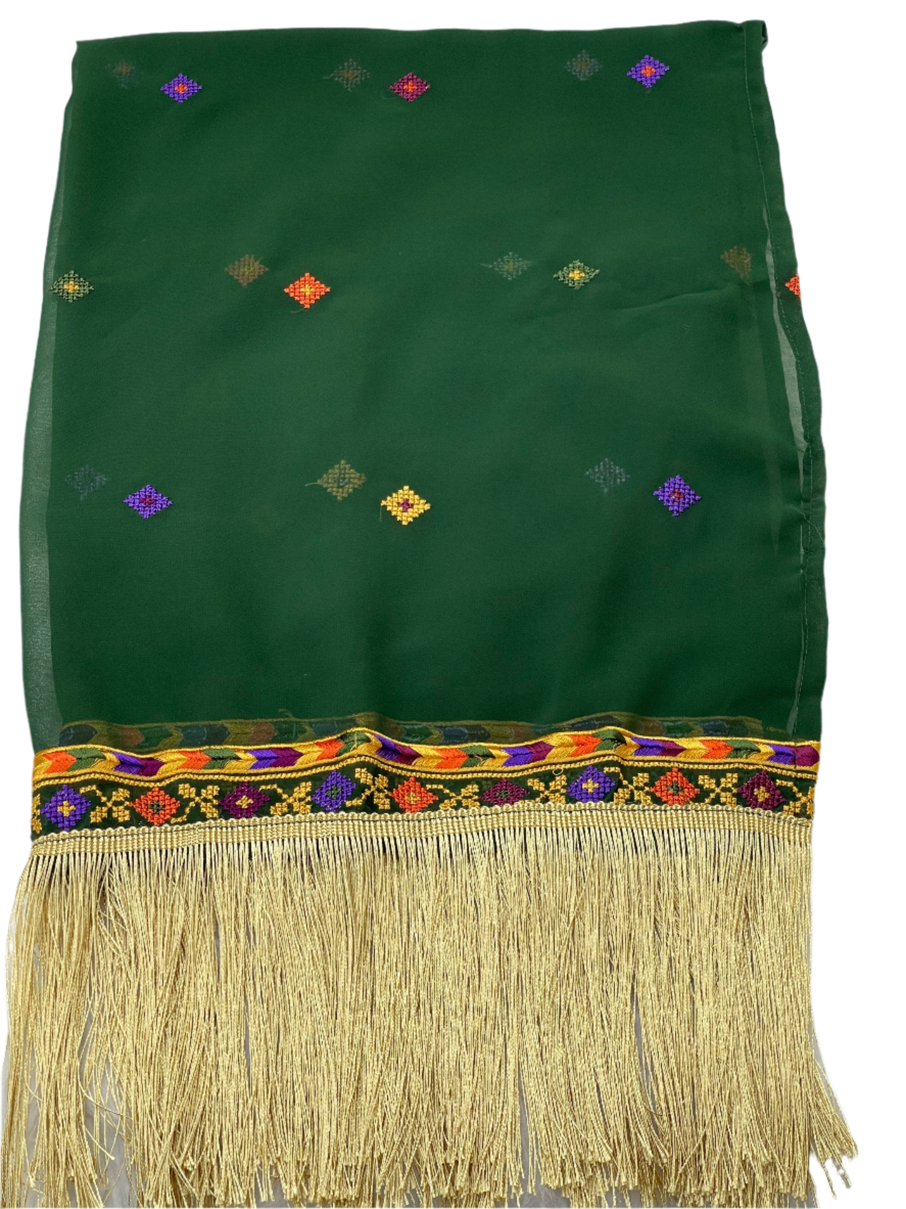 Embroidery Khirka with Tassel: Elegant Design and Versatile Style