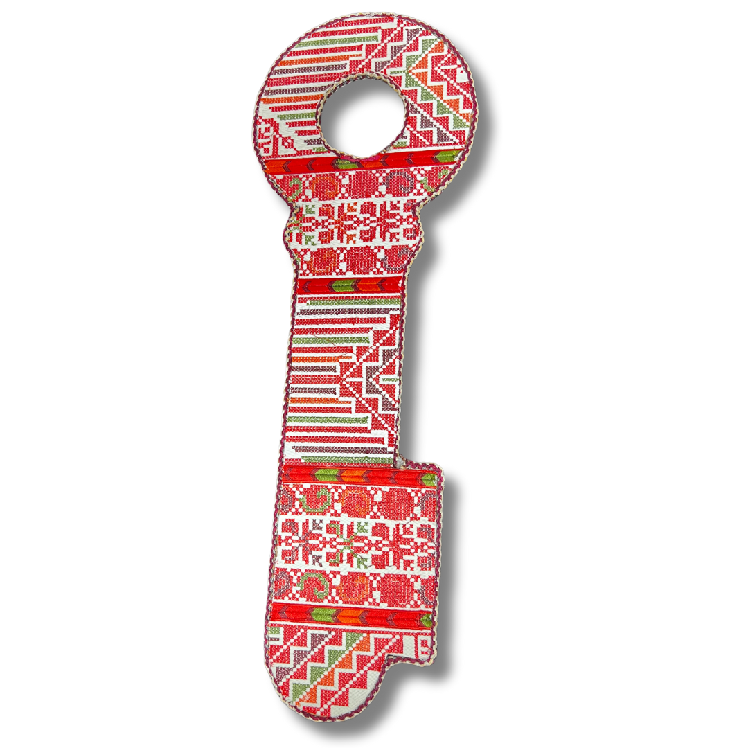 Key-Shaped Tatreez Design Home Decor – High-Quality Cultural Elegance