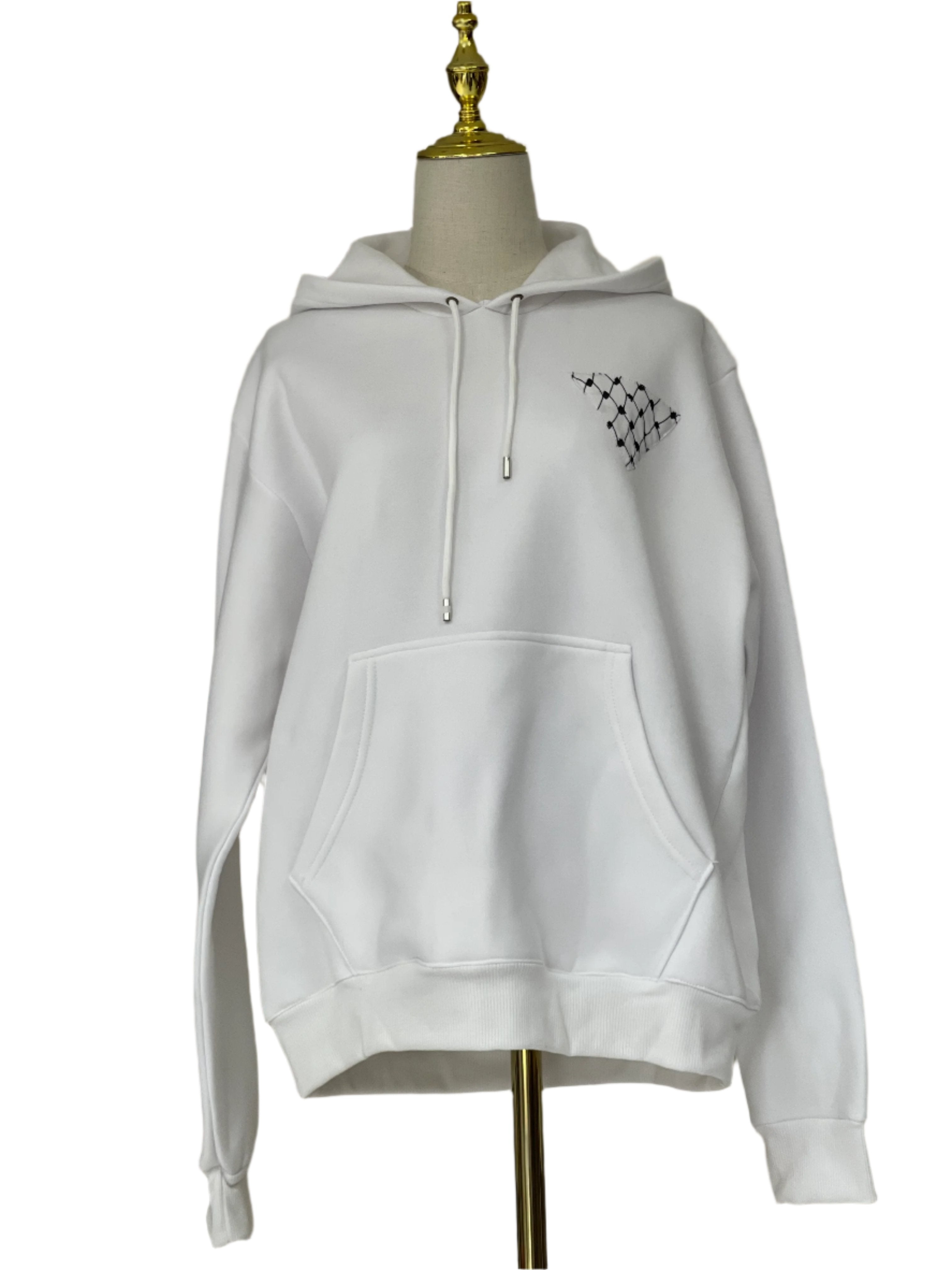 Iconic Style: Kufiyeh Print Pull-Over Hoodie