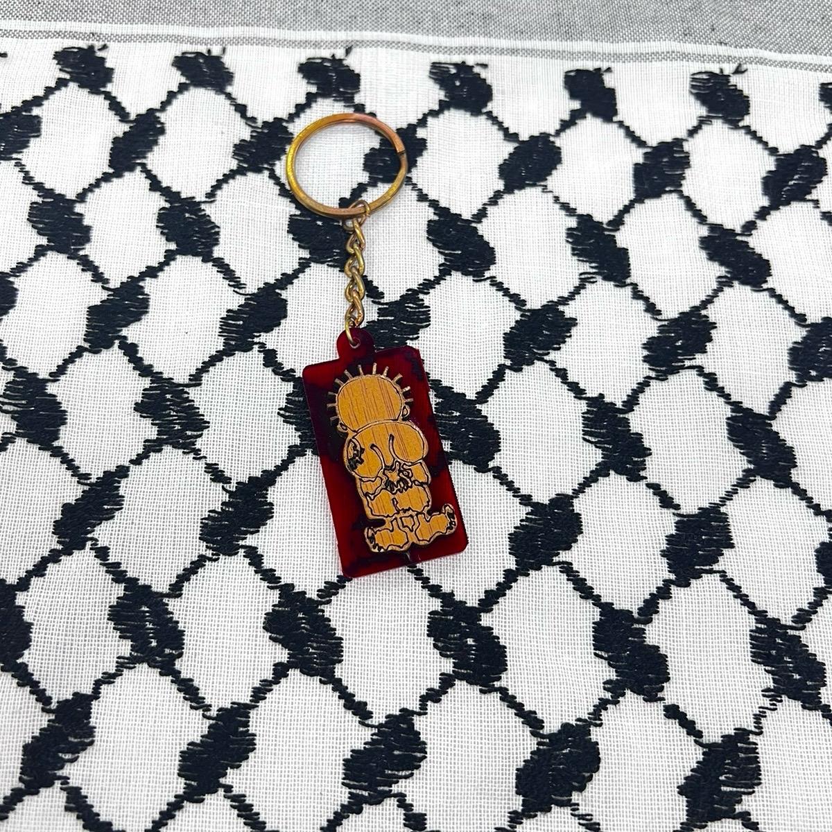 Palestine Keychain Accessory – Handmade Cultural Elegance