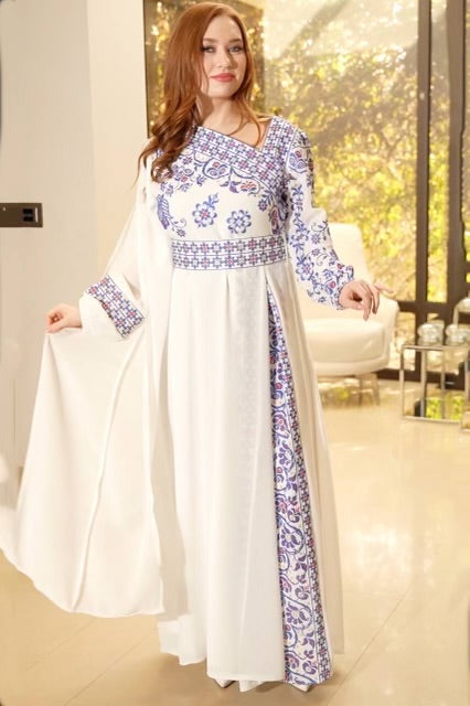 Aya Embroidery Dress: Elegance and Sophistication