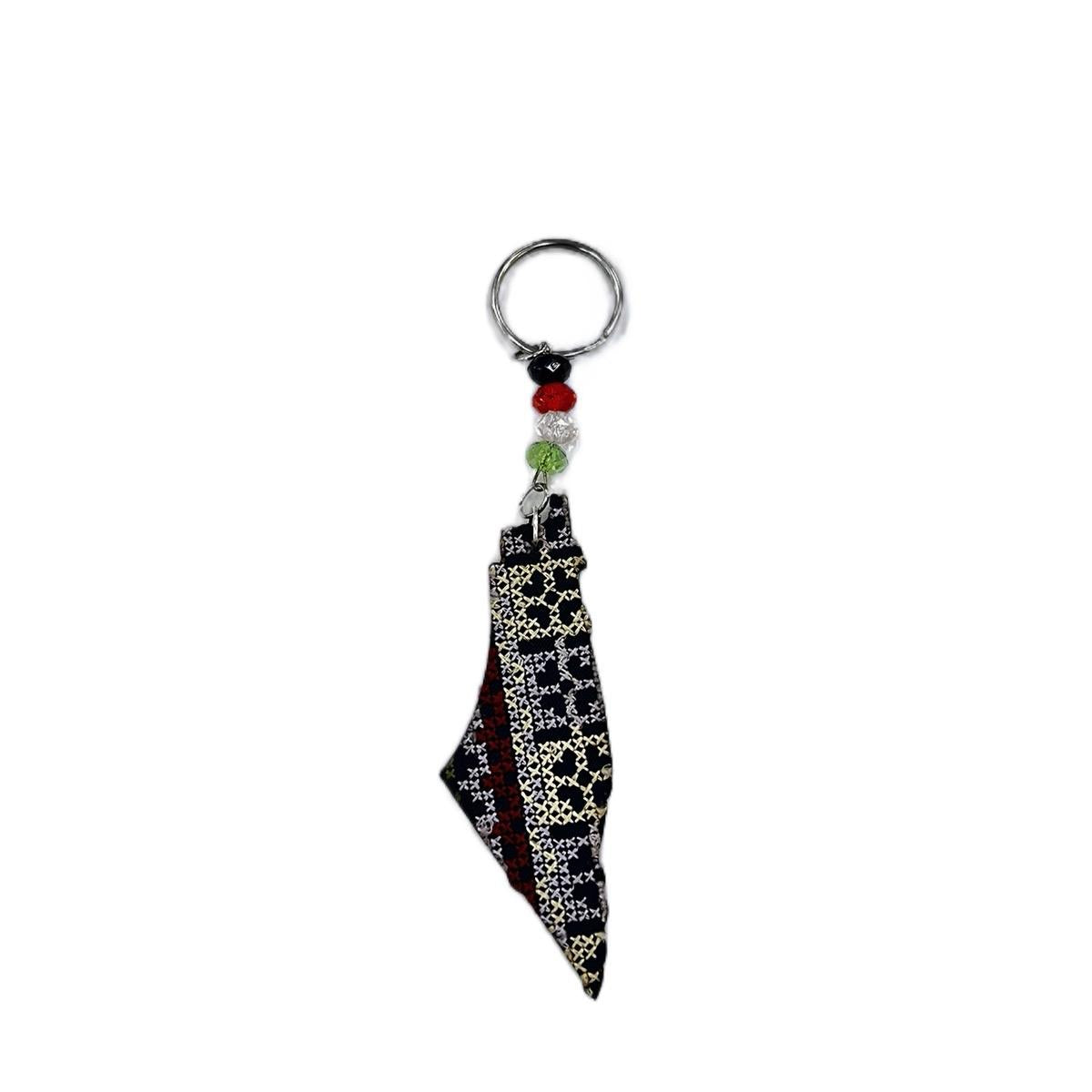 Random Assorted Palestine Map Keychain – Handmade Cultural Symbol