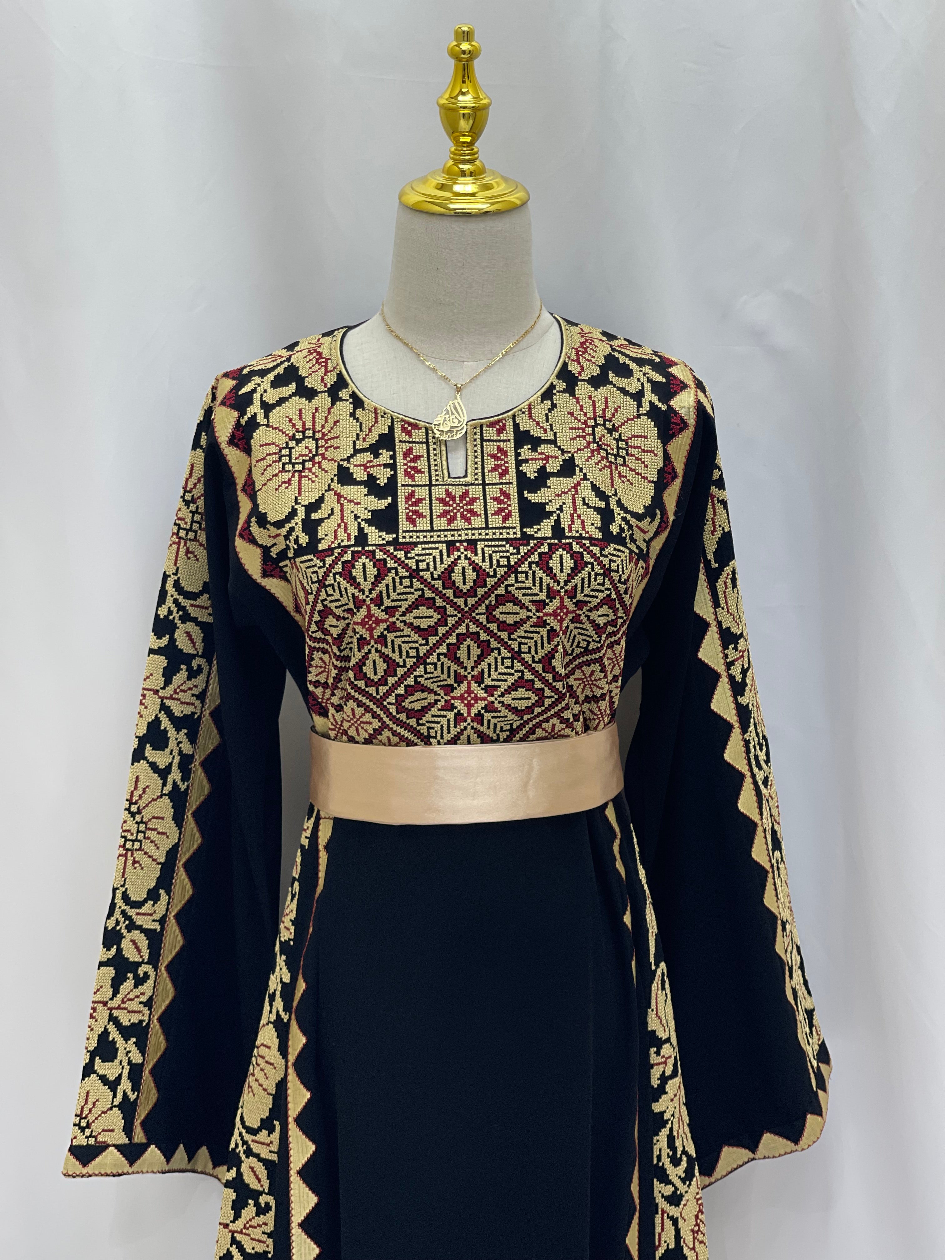 Modern Style Embroidered Thoub