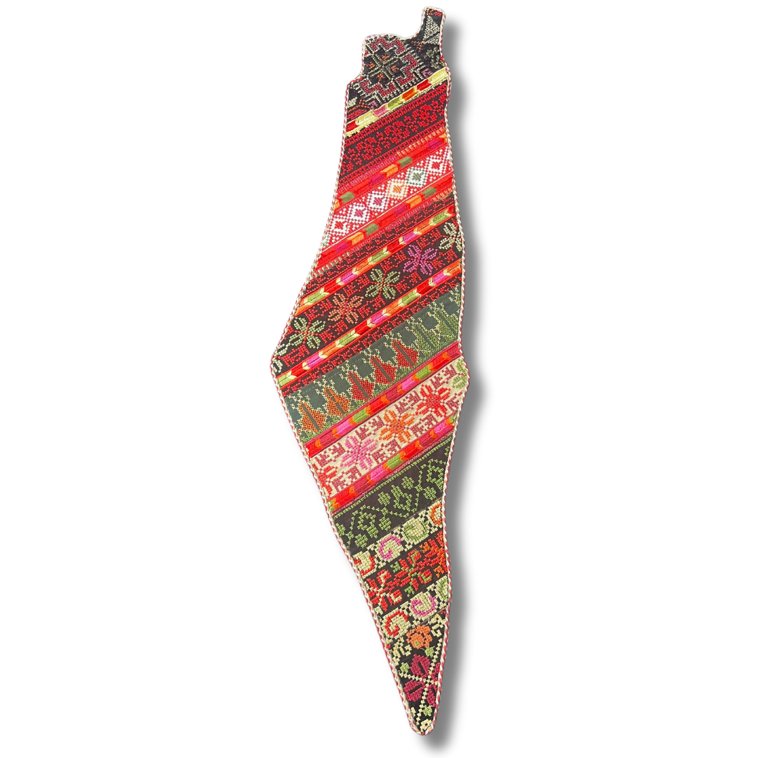 Palestine-Shaped Embroidered Home Decor - Exquisite Craftsmanship