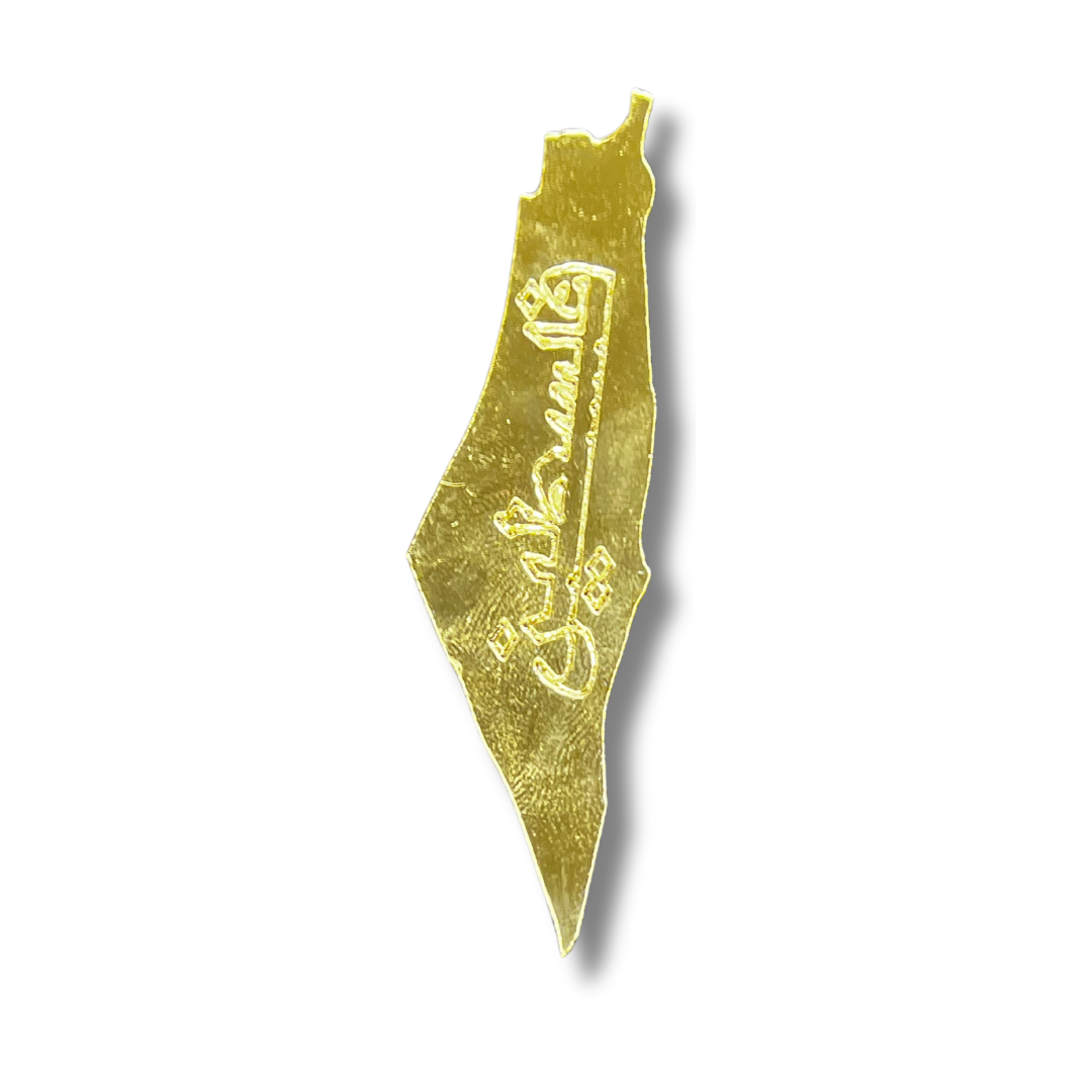 Luxurious Gold Look Palestine Map Phone Accessories – Unique Palestinian Designs, Cultural Heritage & High-Quality Modest Fashion