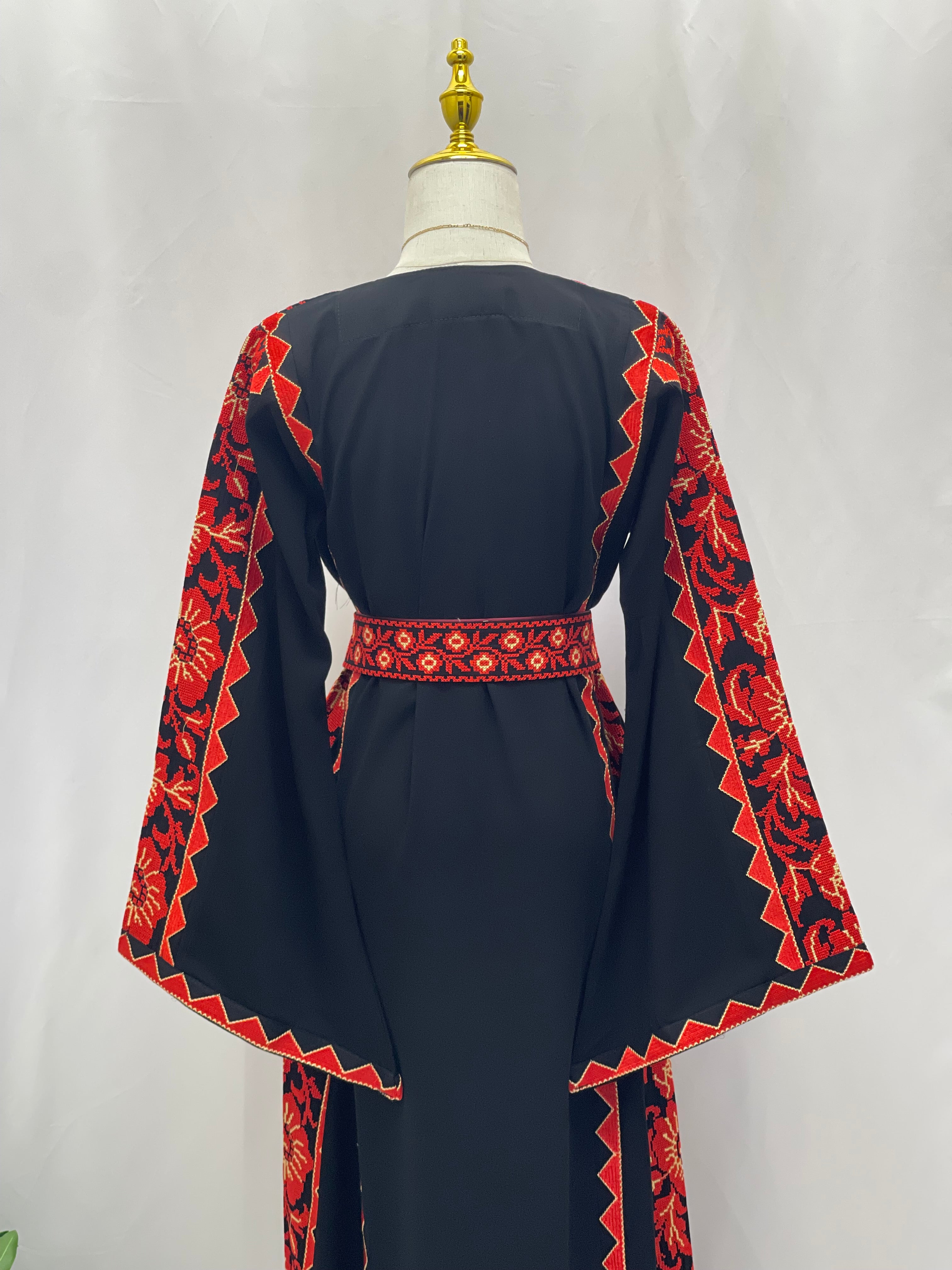 Modern Style Embroidered Thoub