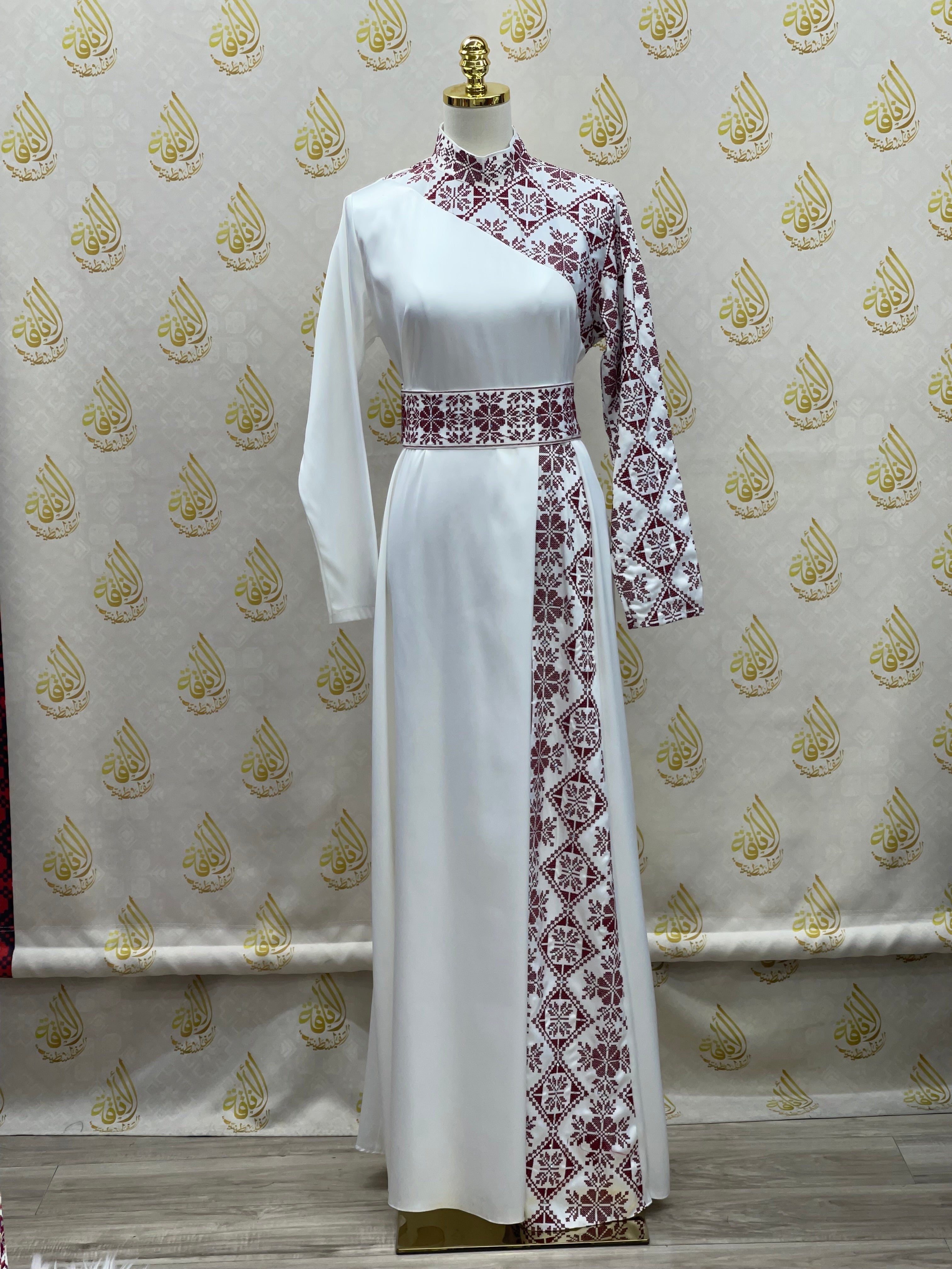 Embroidery Satin Dress: Luxurious Elegance and Sophistication