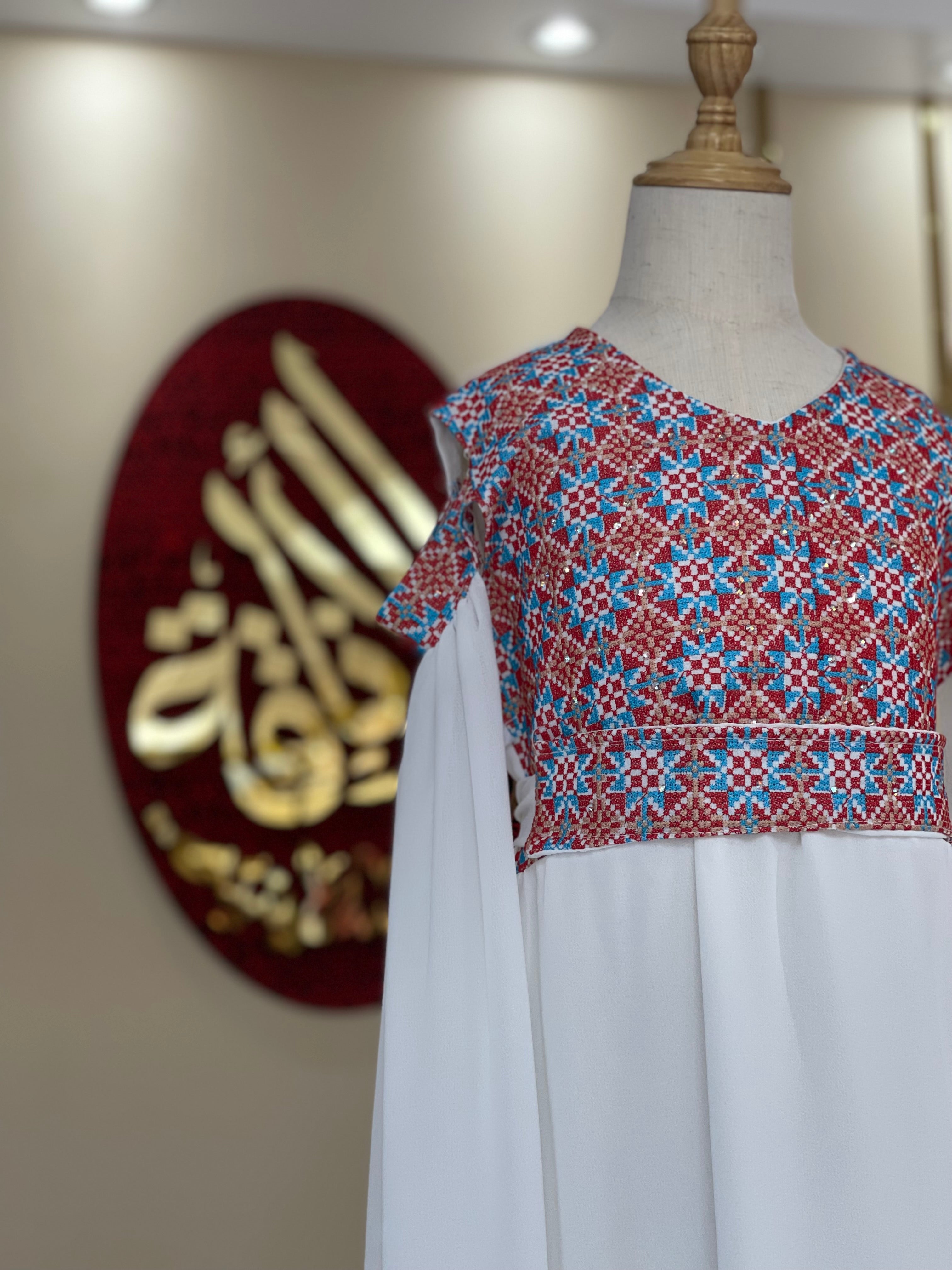 Girls Embroidered  Dress