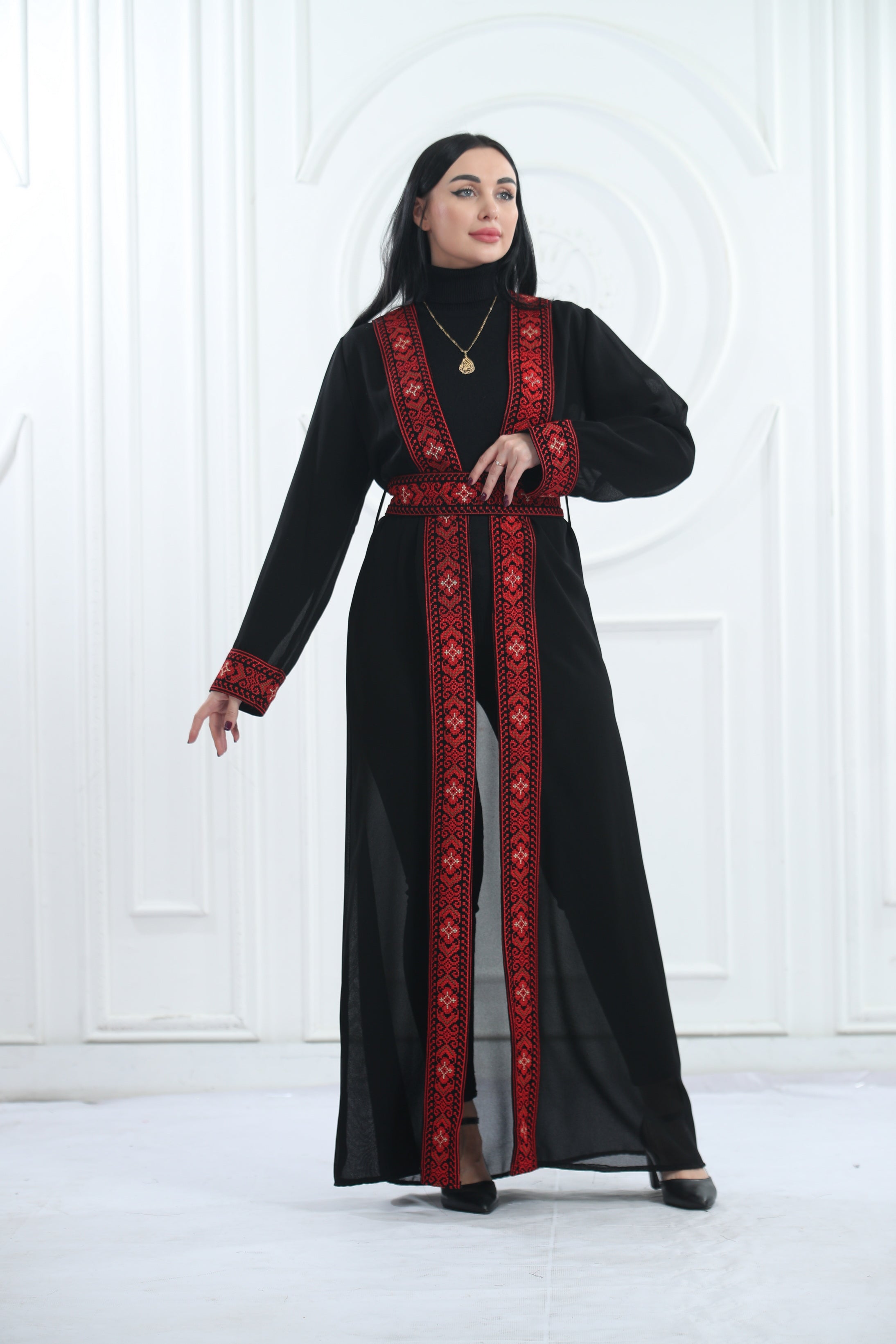 Hala Embroidered Bisht