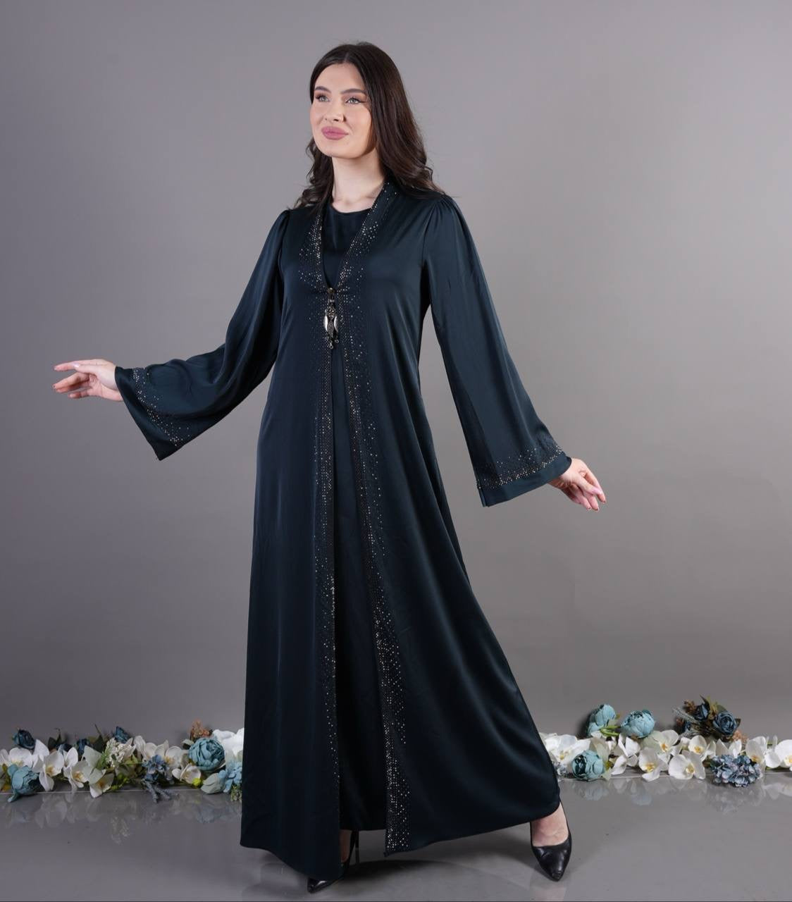 2pc Fancy Abaya: Elegance and Style for Every Occasion