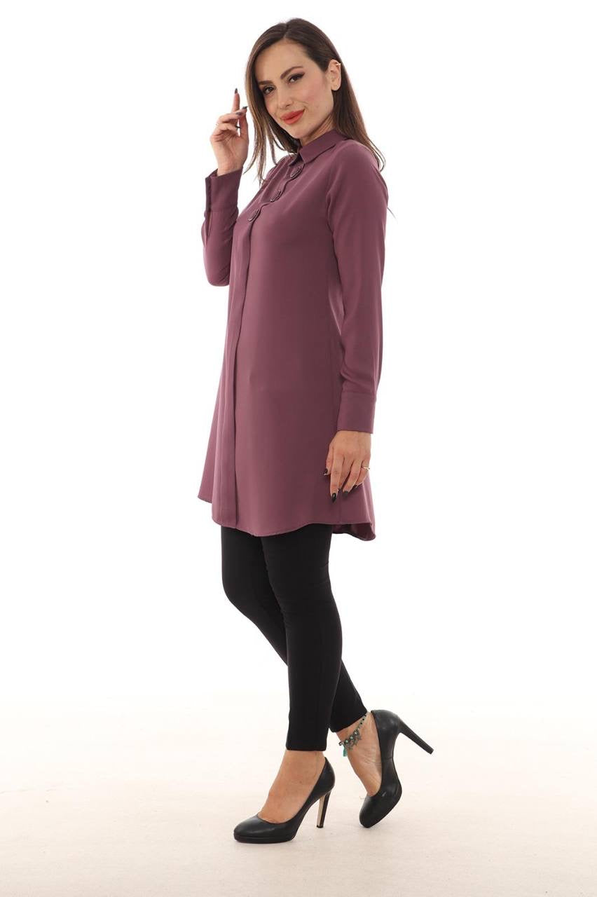 Formal Tunic – Sleek and Professional Business Wardrobe Essential