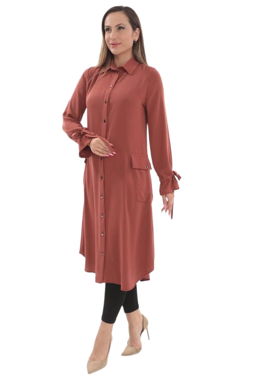 Long Relaxed Tunic – Comfortable and Stylish Casual Wear