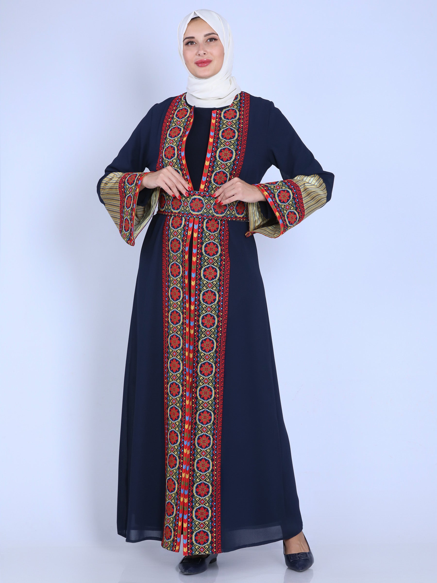 Huda Embroidery Kaftan: Traditional Elegance and Sophisticated Style