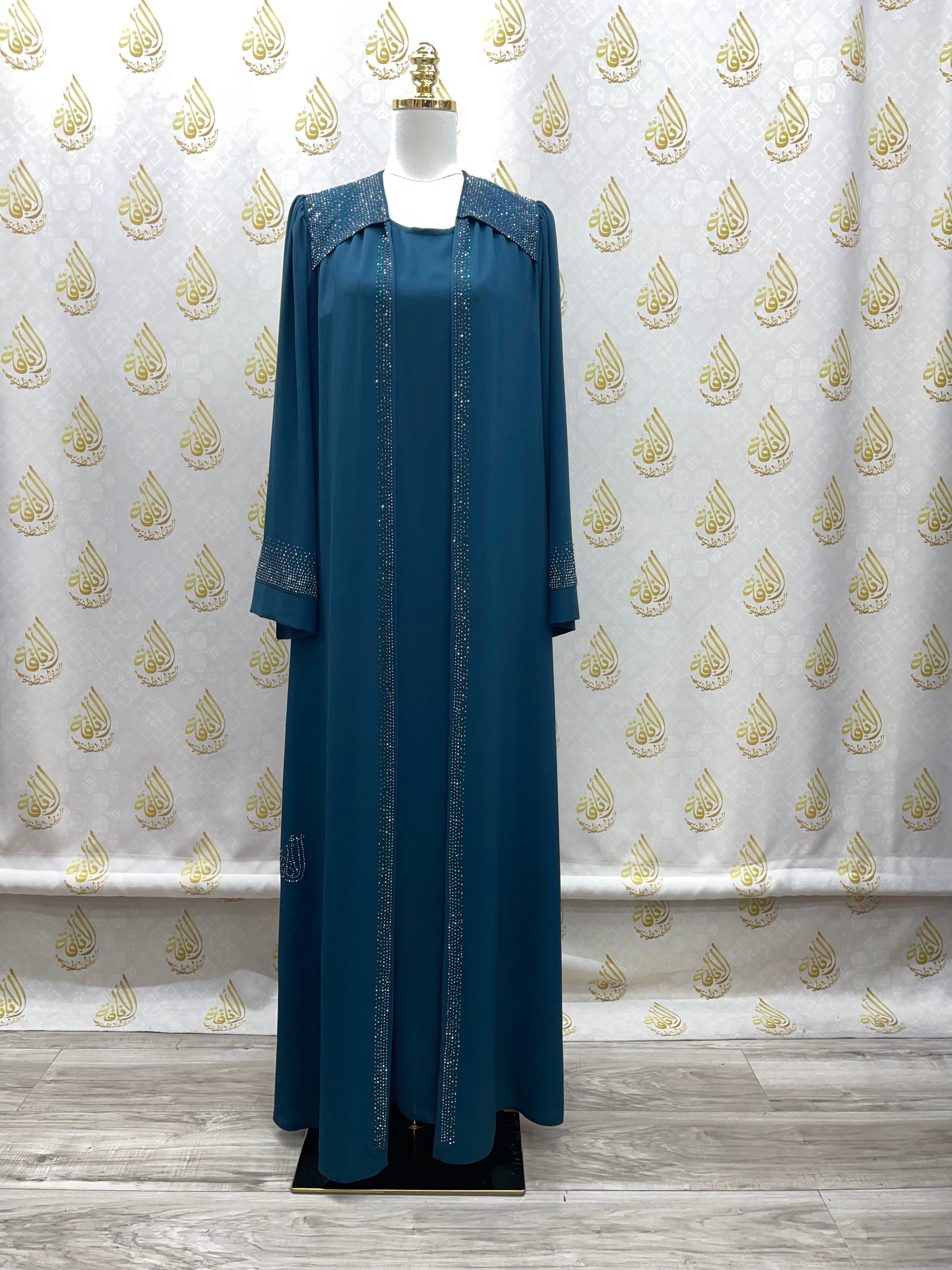 Abaya 2PC with strass