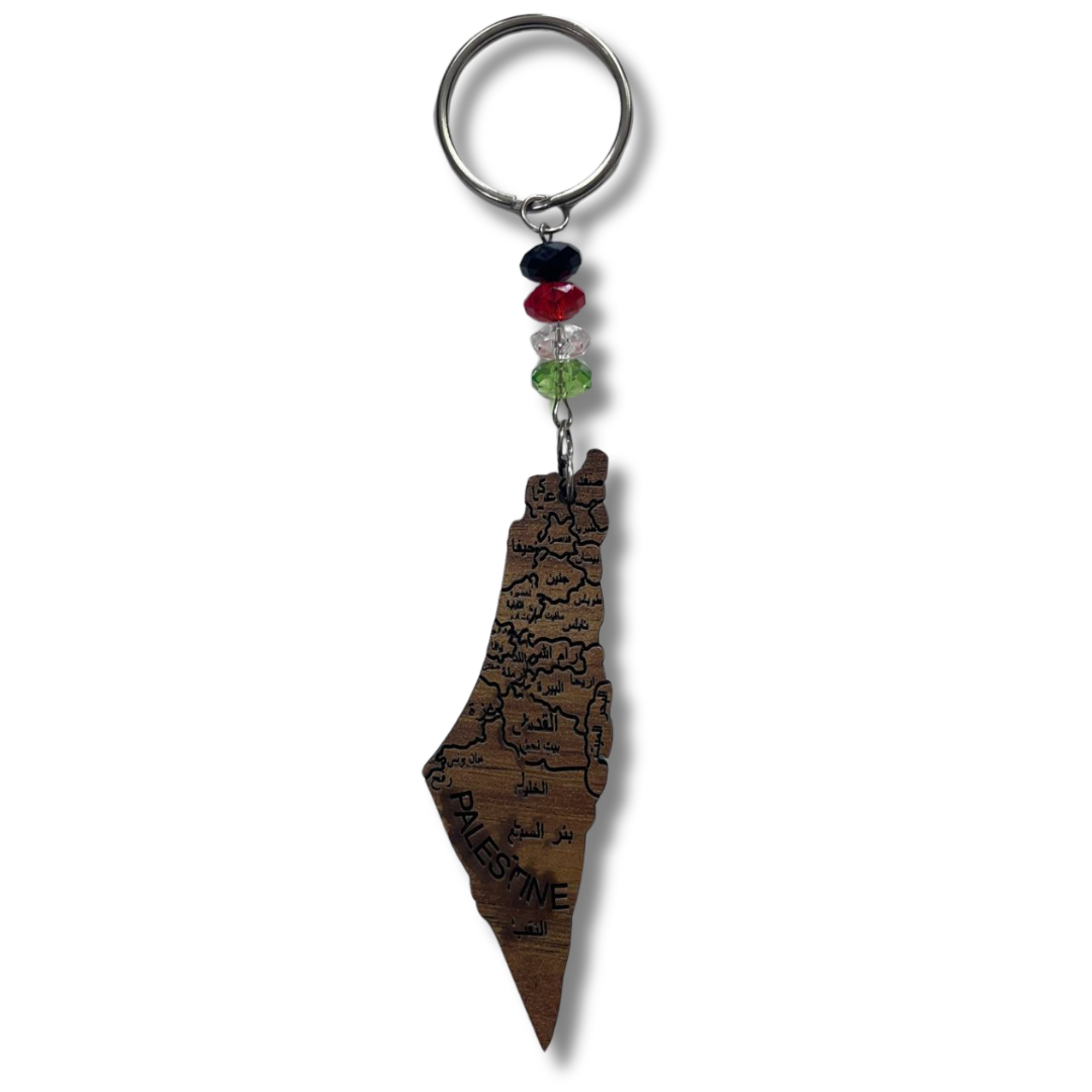 Palestine Keychain Accessory – Handmade Cultural Elegance