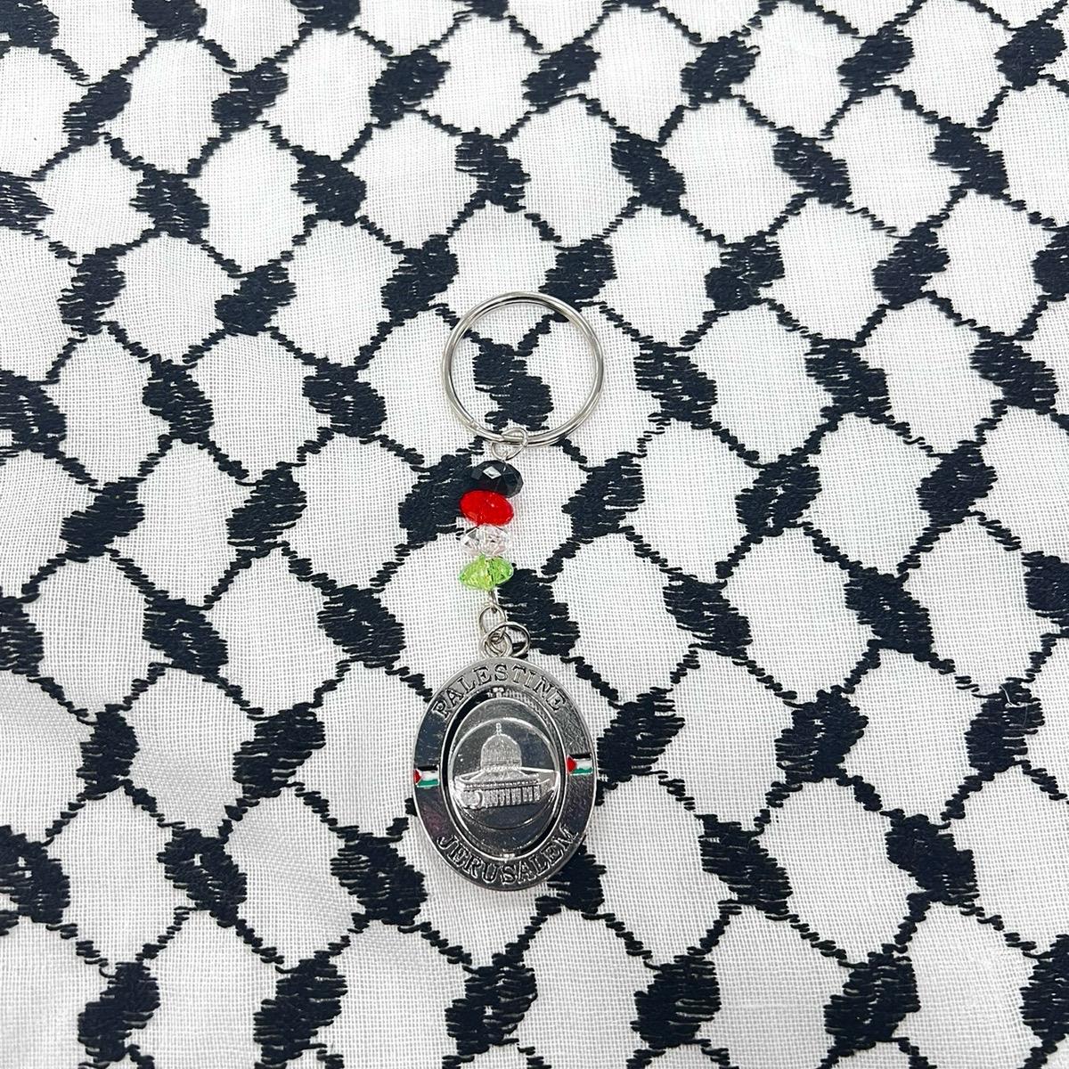 Palestine Keychain Accessory – Handmade Cultural Elegance