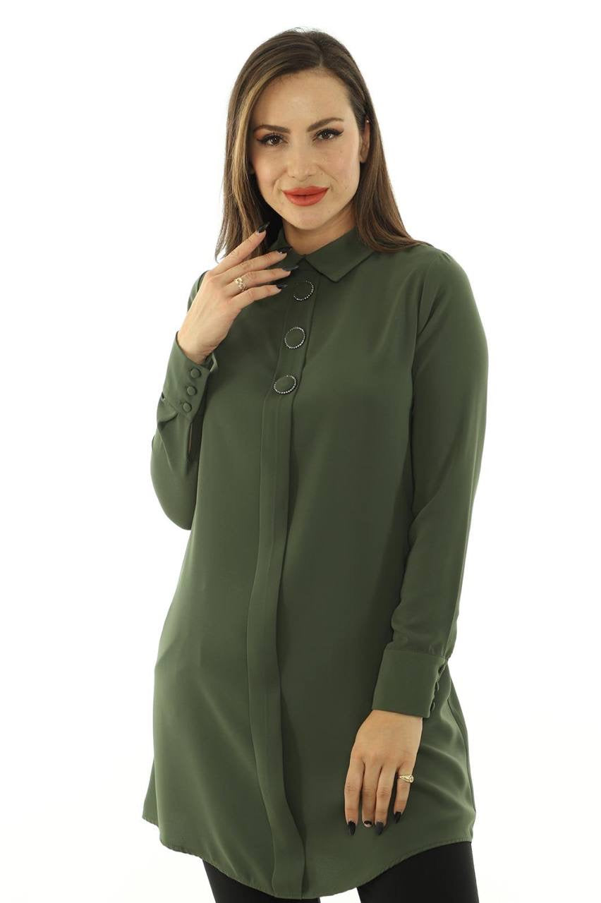 Formal Tunic – Sleek and Professional Business Wardrobe Essential