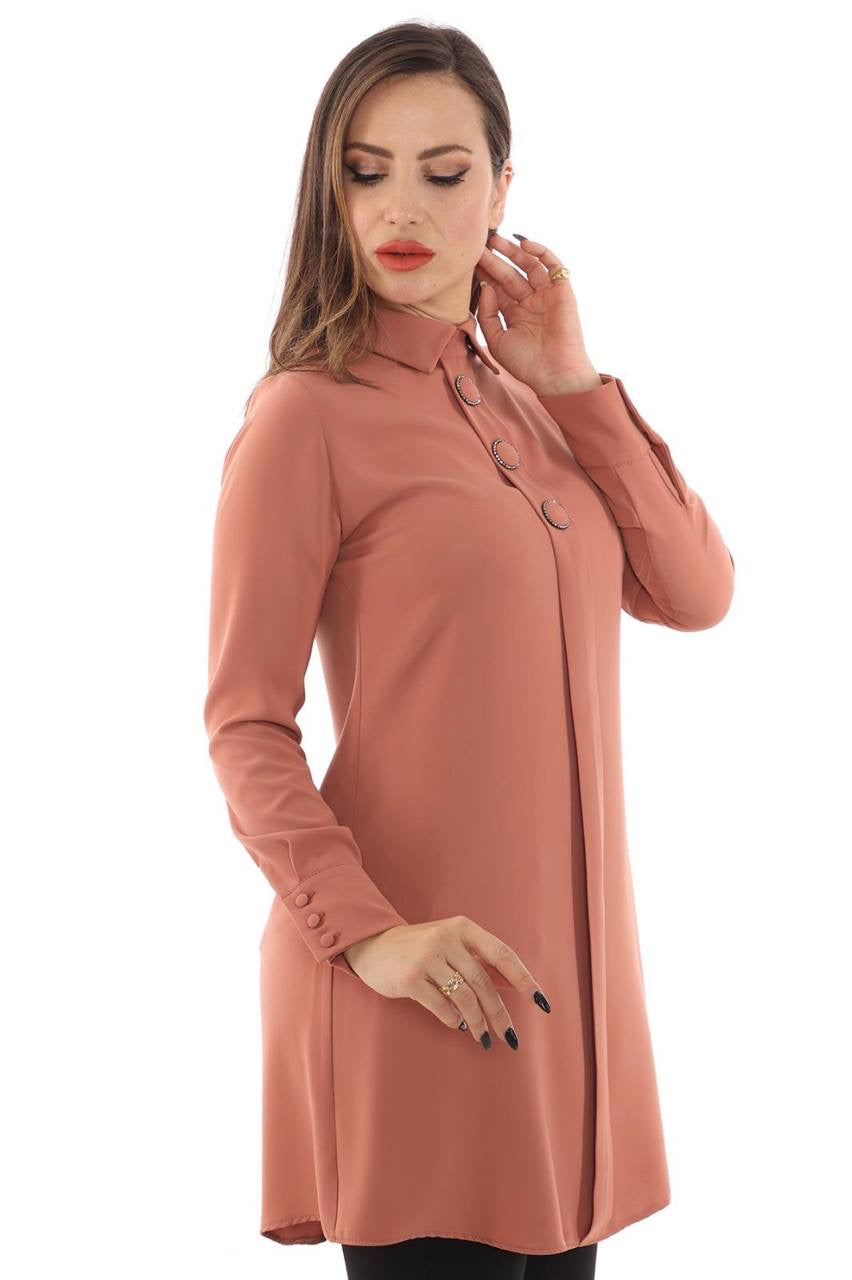 Formal Tunic – Sleek and Professional Business Wardrobe Essential