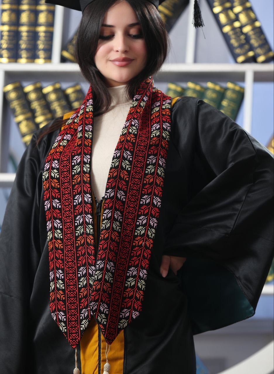 Sabala Embroidery Graduation Stole