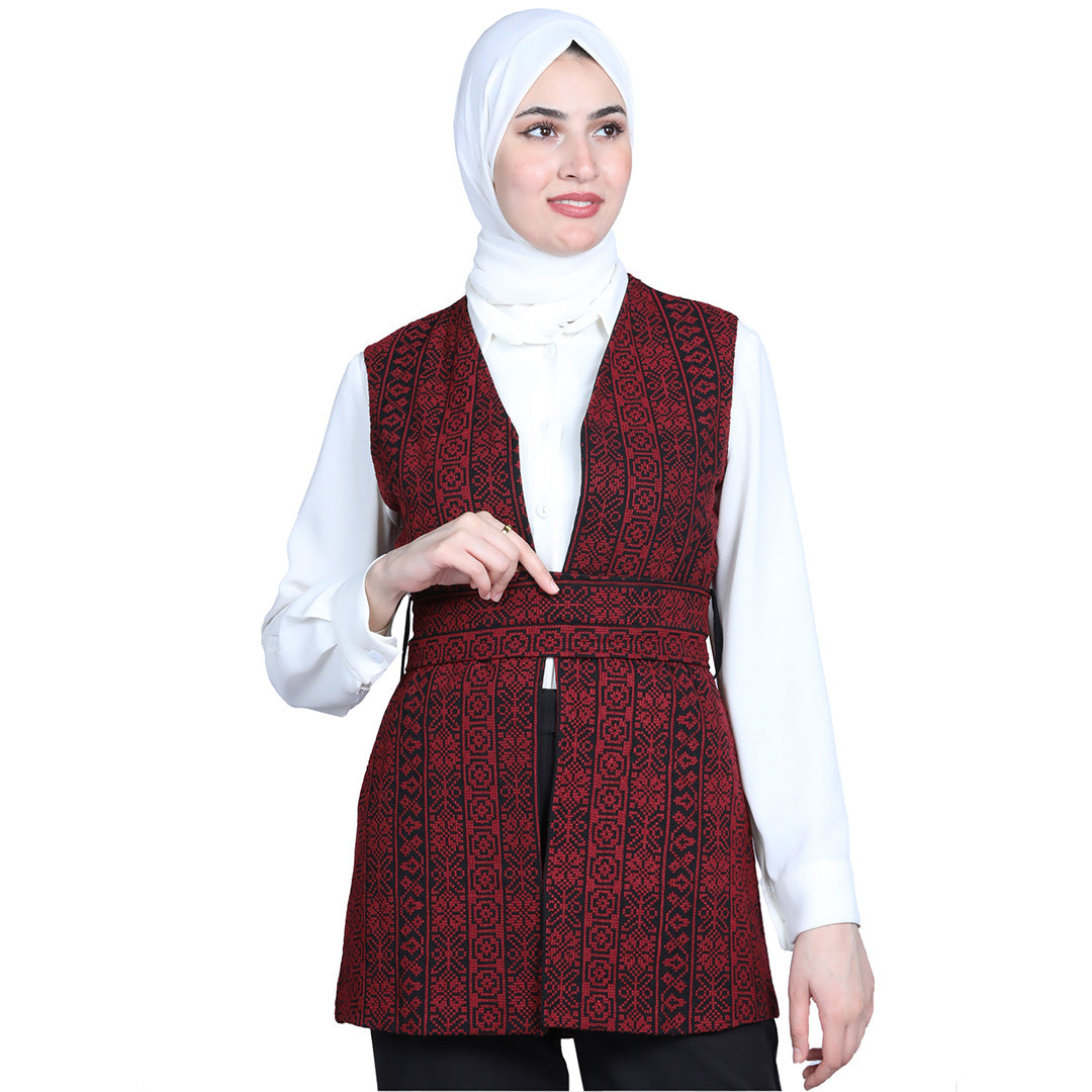 Falsteen Embroidery Vest