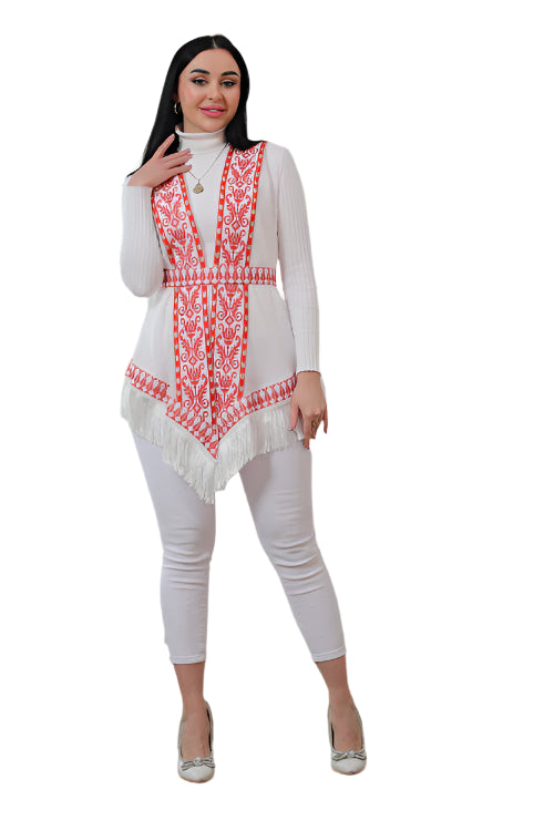 Breezy Elegance: Luxurious Chiffon Fabric Vest