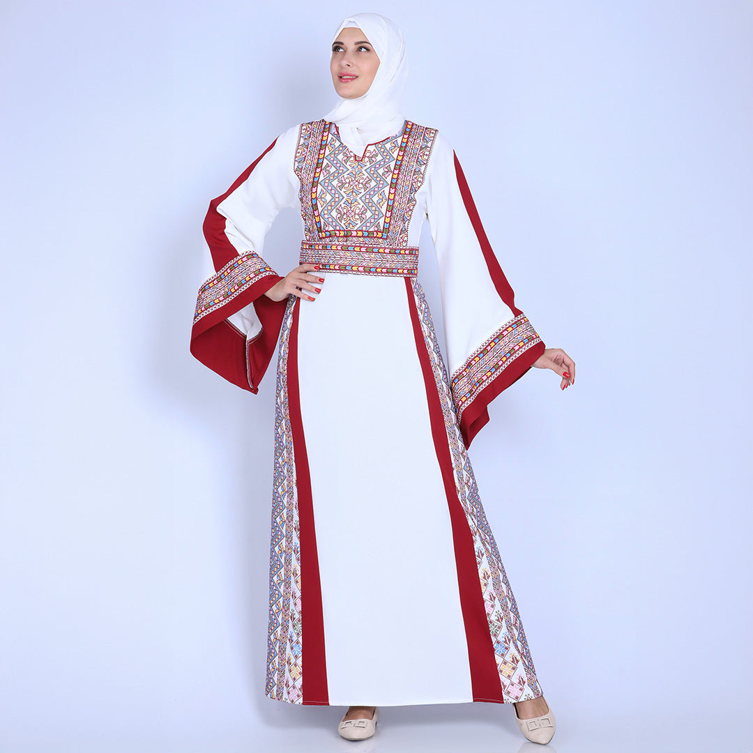 Hiba Unique Embroidery Thoub