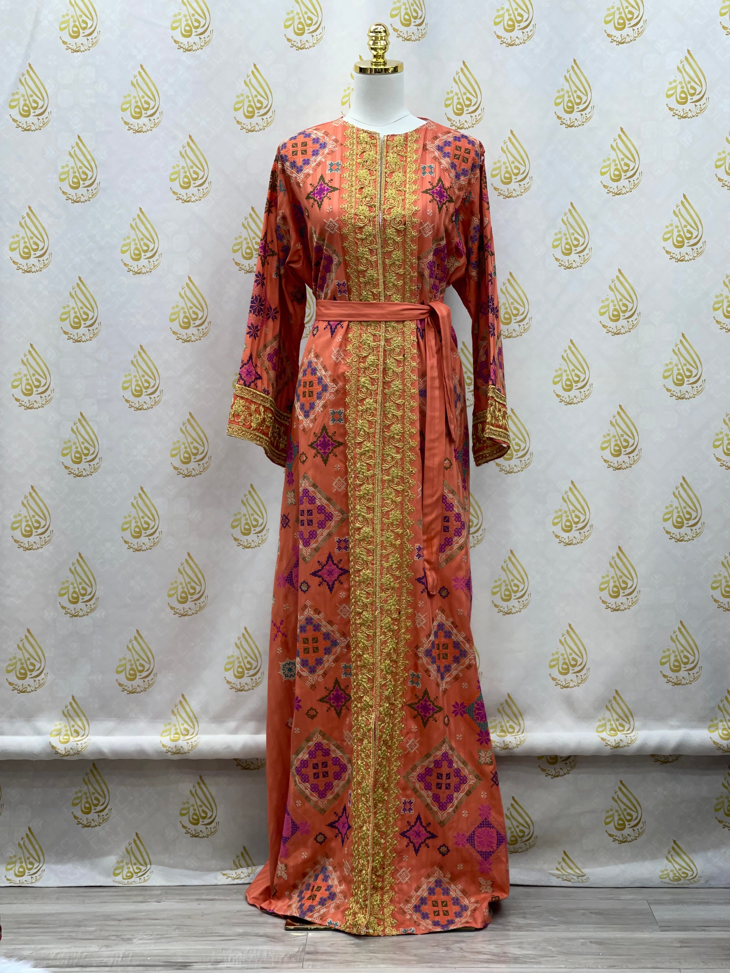 Gabani Embroidery Kasab Long Cardigan