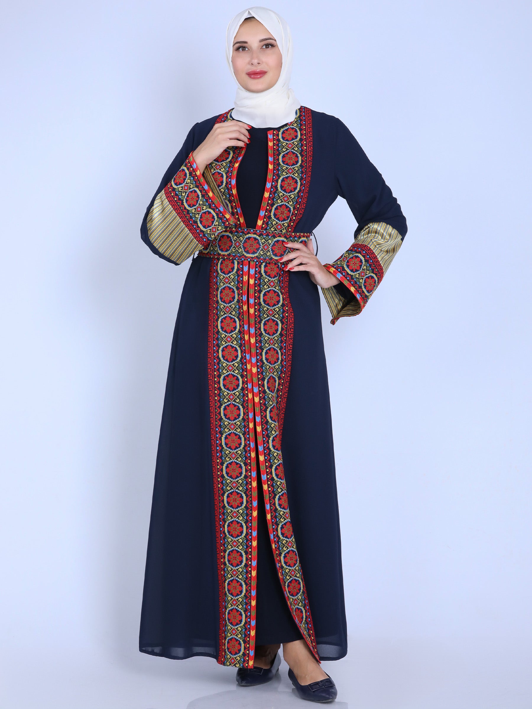 Huda Embroidery Kaftan: Traditional Elegance and Sophisticated Style