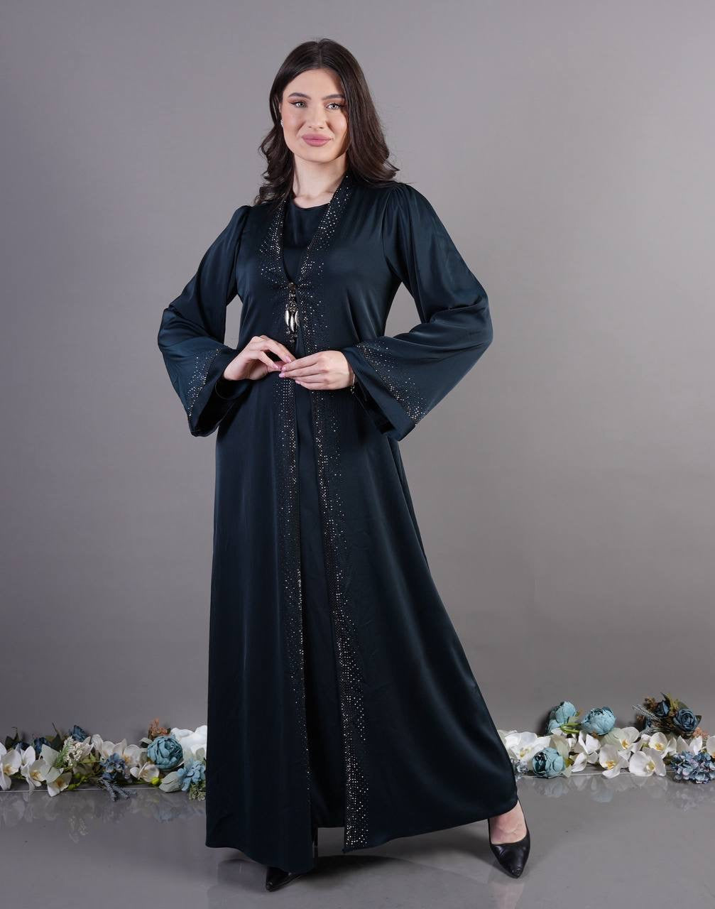 2pc Fancy Abaya: Elegance and Style for Every Occasion