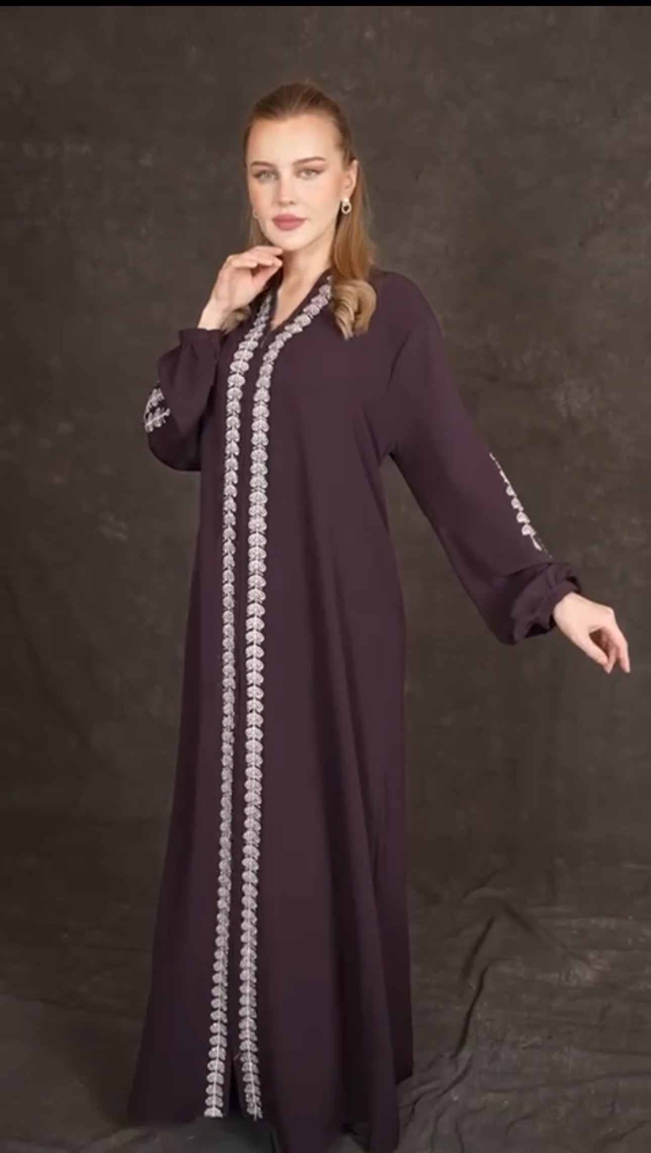 Yurio Fabric  Plus-size  Abaya