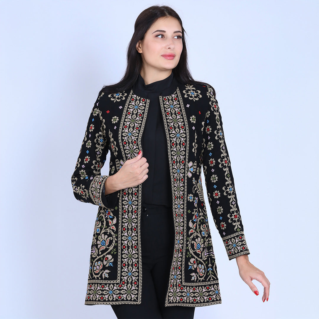 Bent Falsteen Embroidery Jacket: Precision Craftsmanship and Sophisticated Style