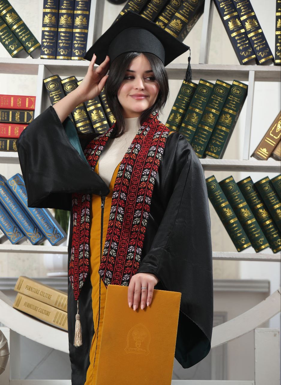 Sabala Embroidery Graduation Stole