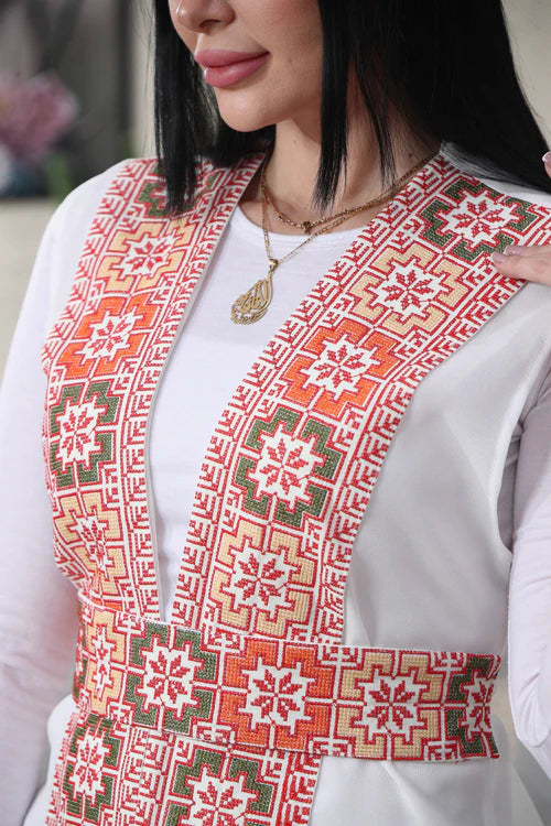 Cultural Richness: Vest with Intricate Embroidery