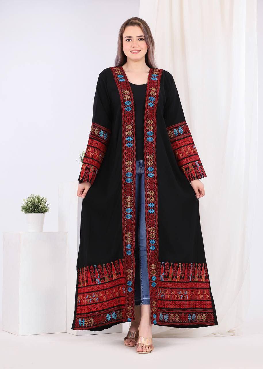 Embroidery Open Abaya: Hand-Crafted Elegance and Versatile Style