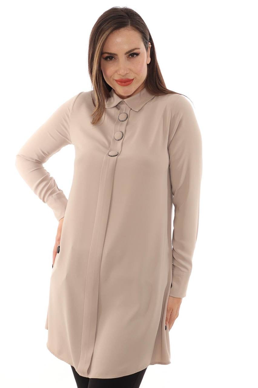 Formal Tunic – Sleek and Professional Business Wardrobe Essential