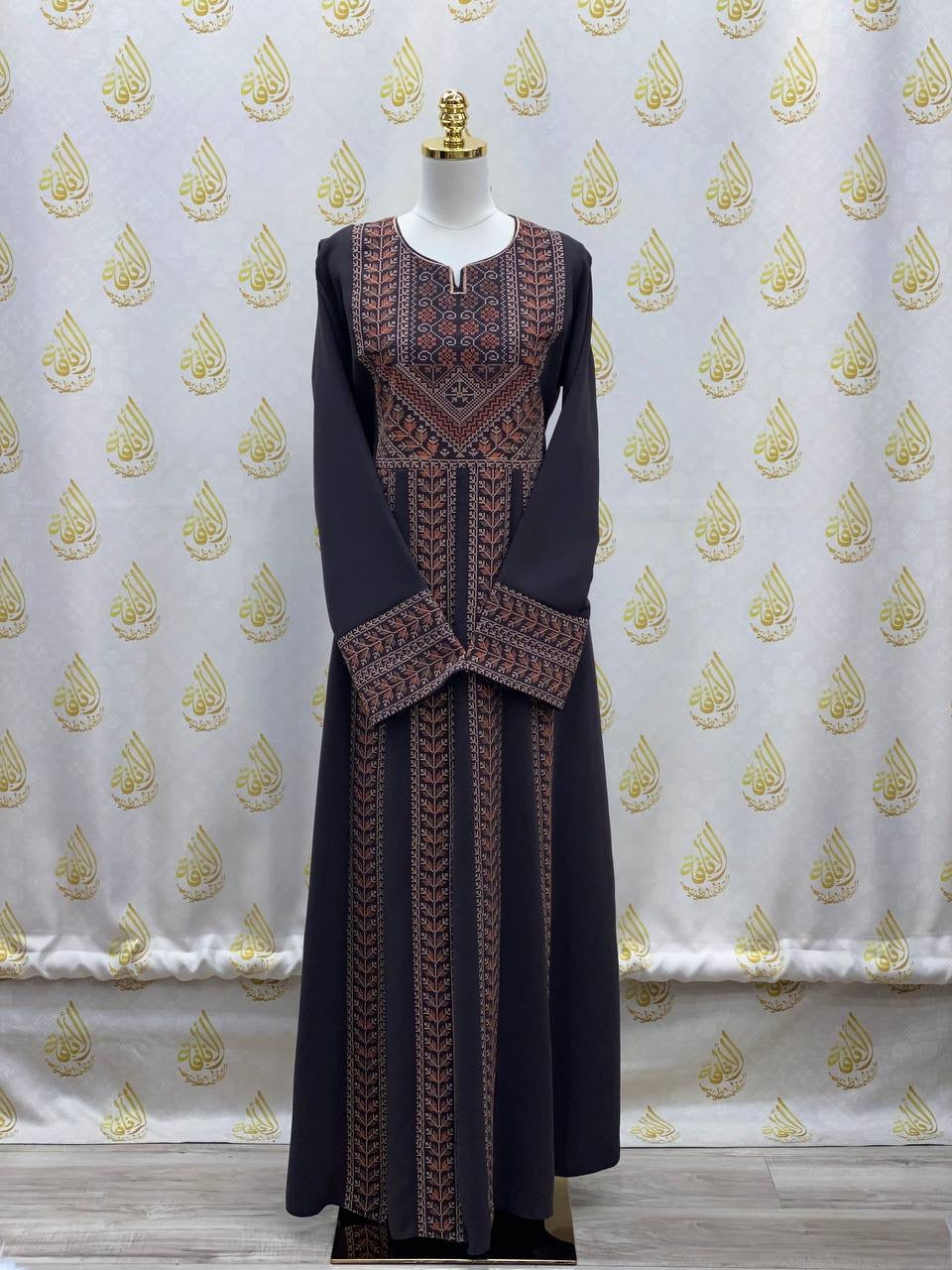 High Quality Puerto Rico Fabric embroidery Abaya