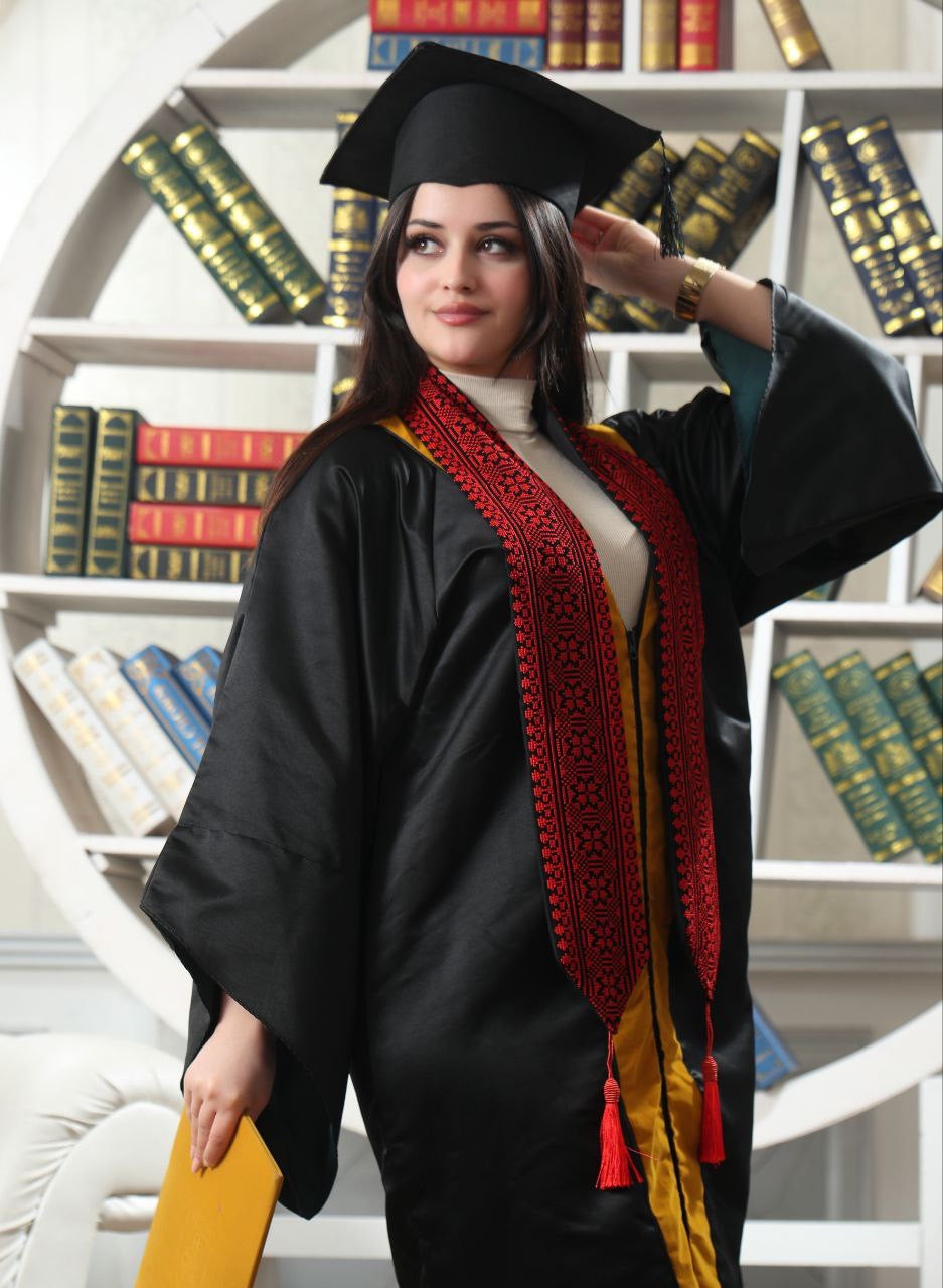 Hanon Embroidery Graduation Stole – Stylish Celebration of Achievement