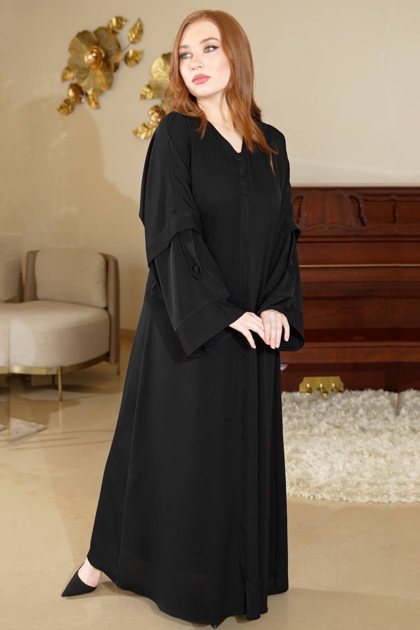 Abaya with Buttons: Modern Elegance Meets Traditional Style