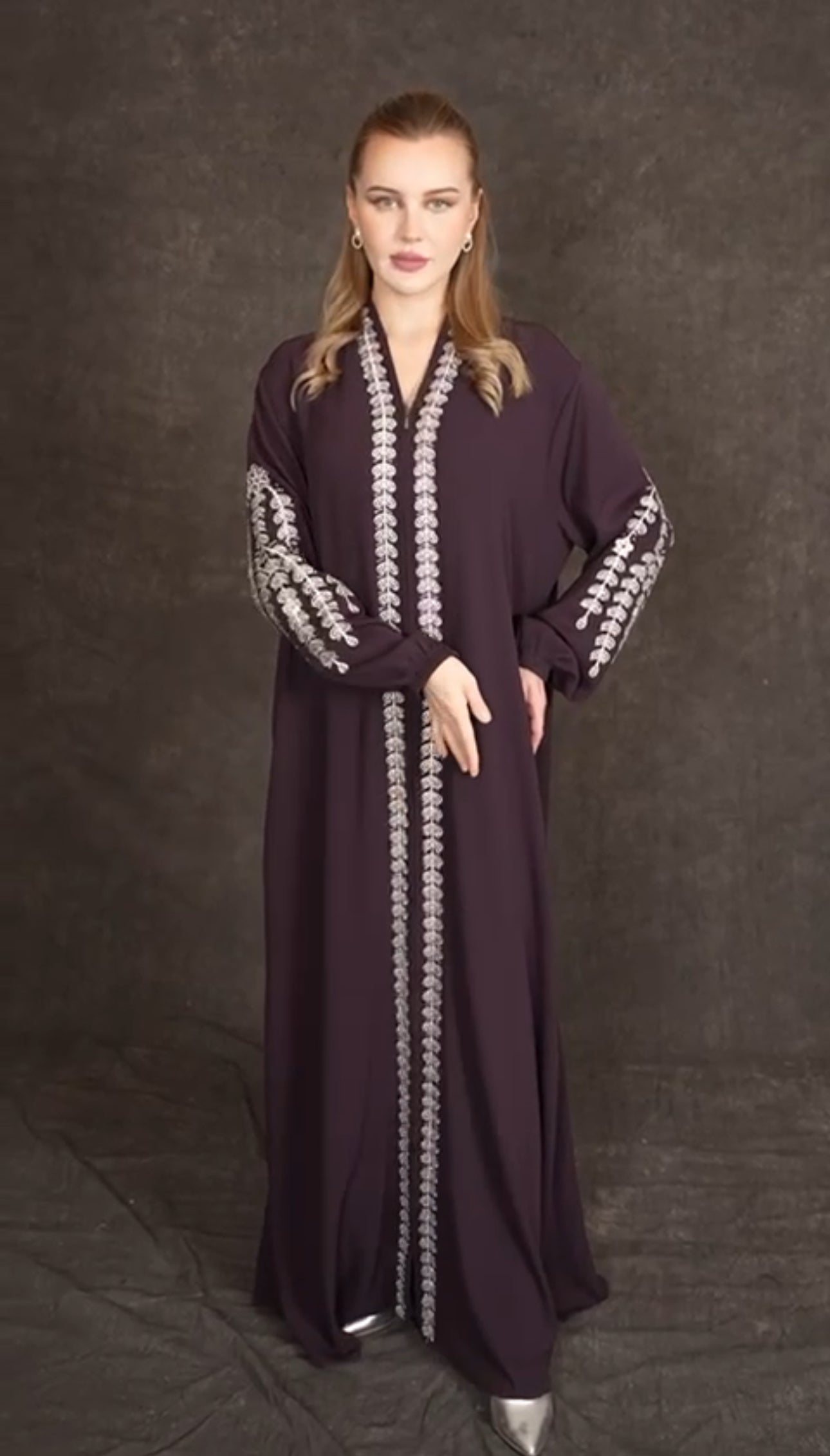 Yurio Fabric  Plus-size  Abaya