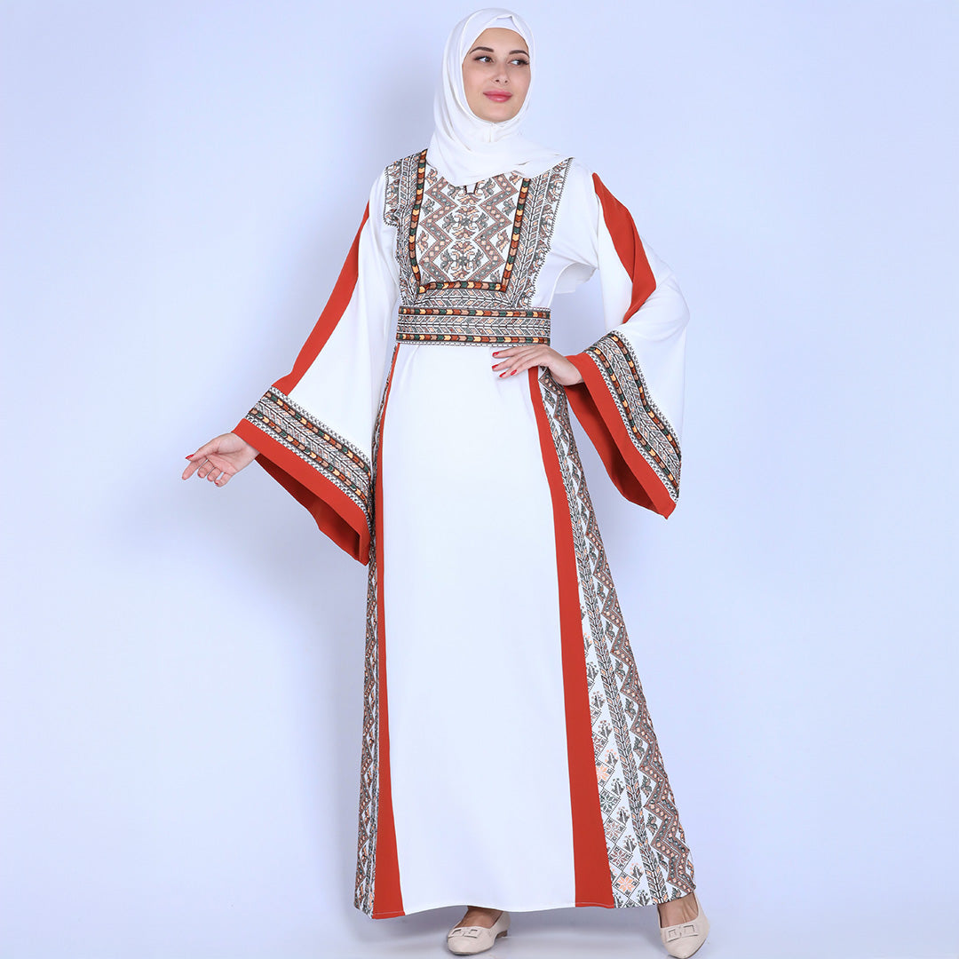 Hiba Unique Embroidery Thoub