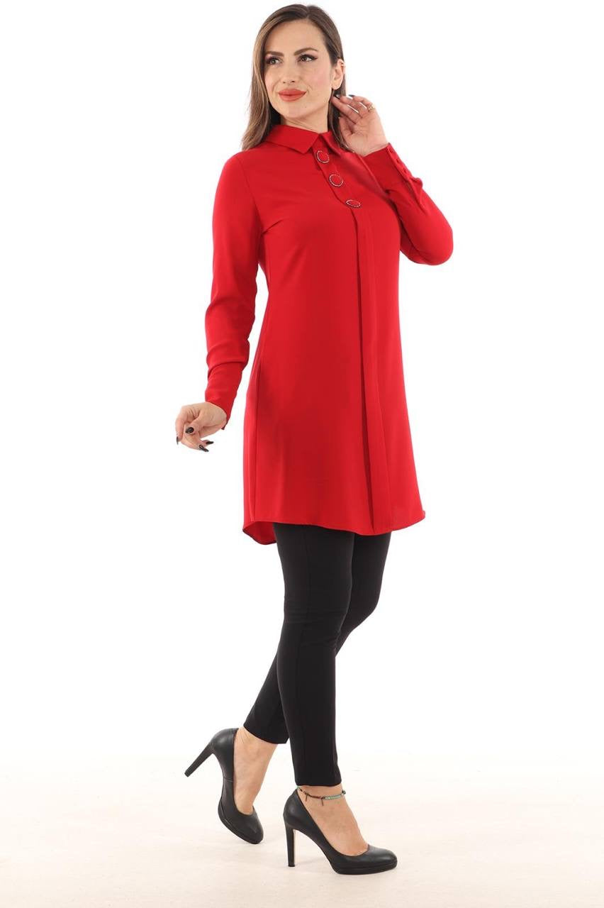 Formal Tunic – Sleek and Professional Business Wardrobe Essential