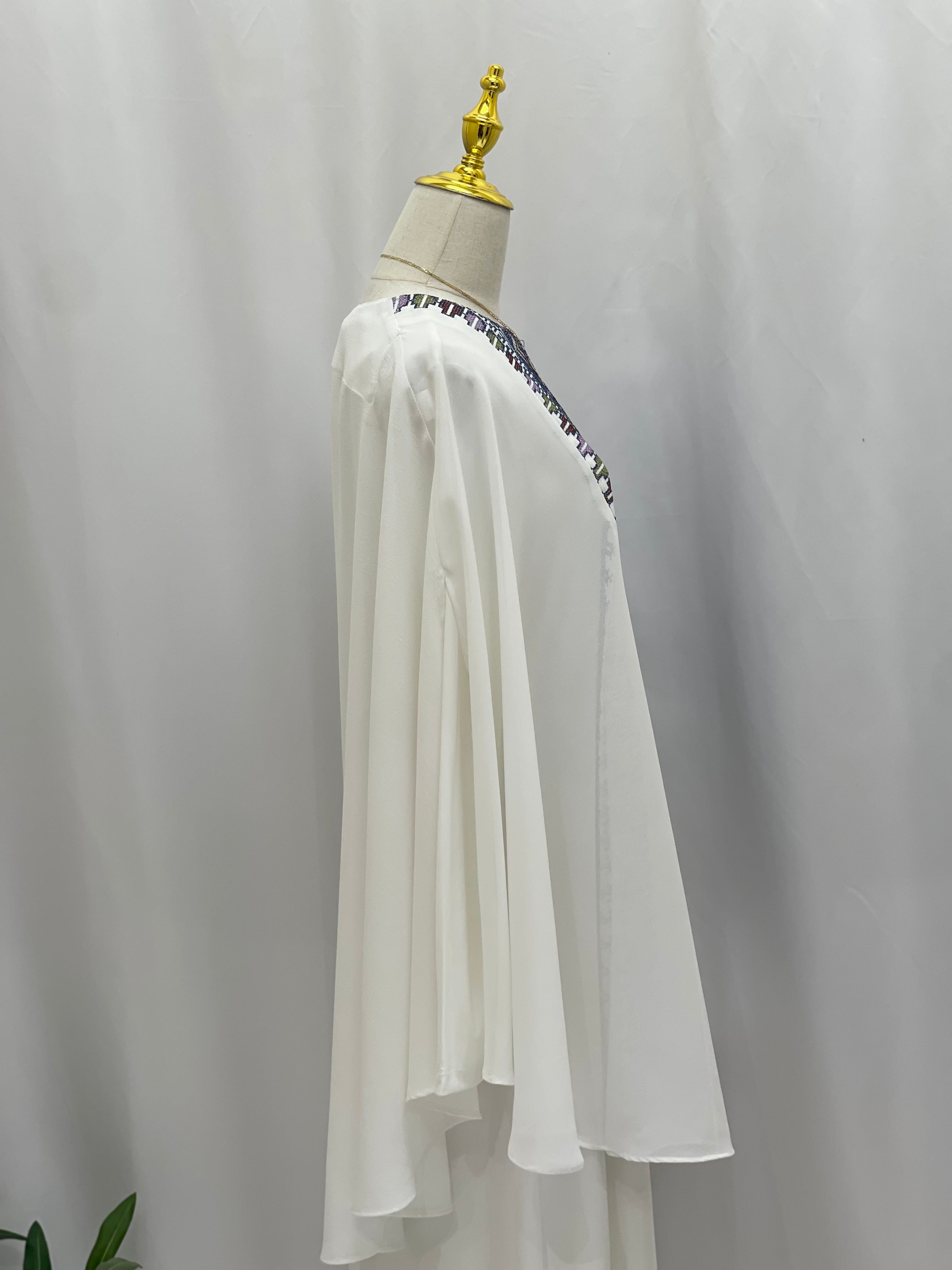 Embroidered FreeSize Cape - Elegant & Versatile Fashion