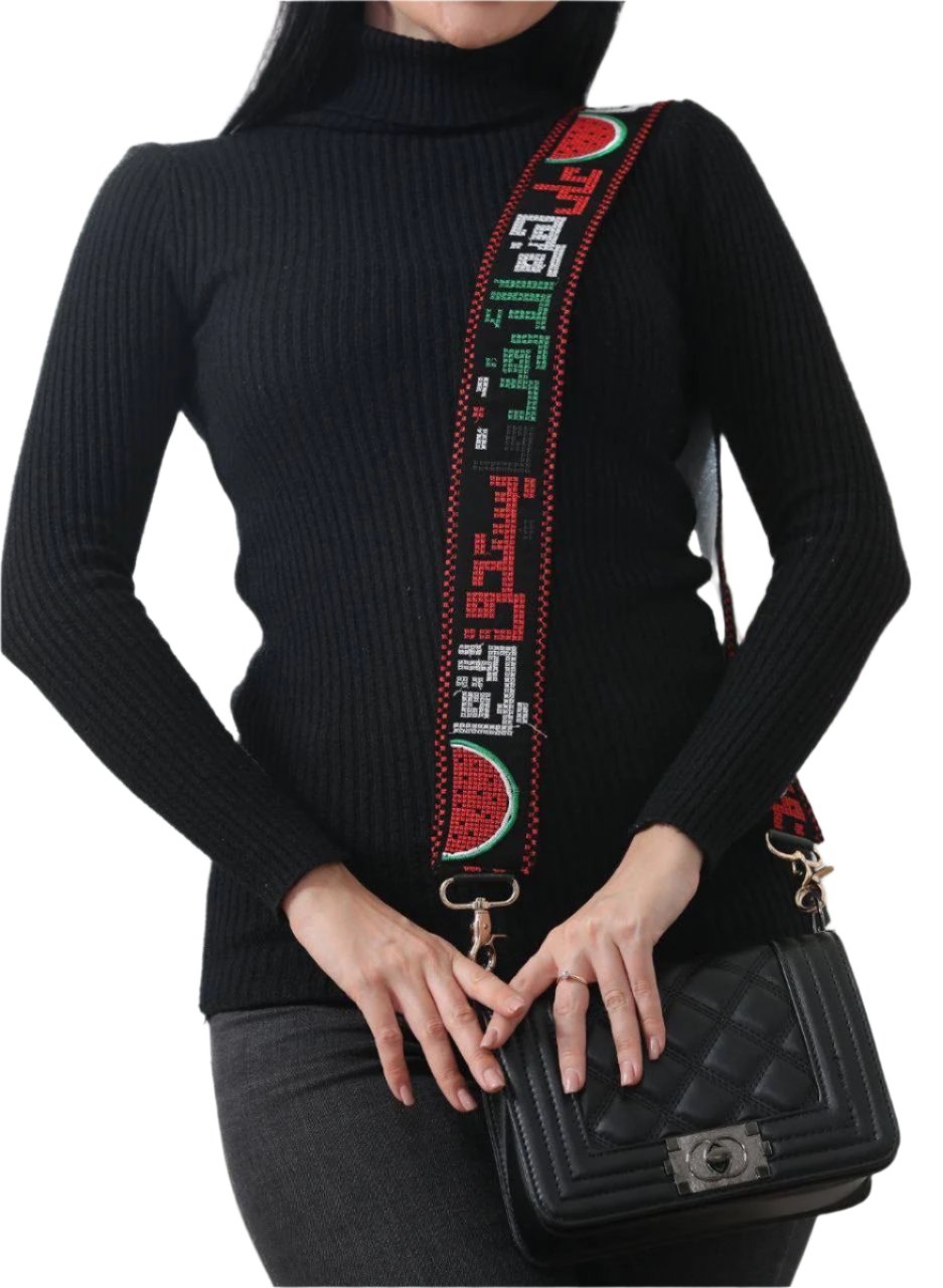 "On This Earth There Is That Which Deserves Life" Purse Strap – Thought-Provoking and Stylish