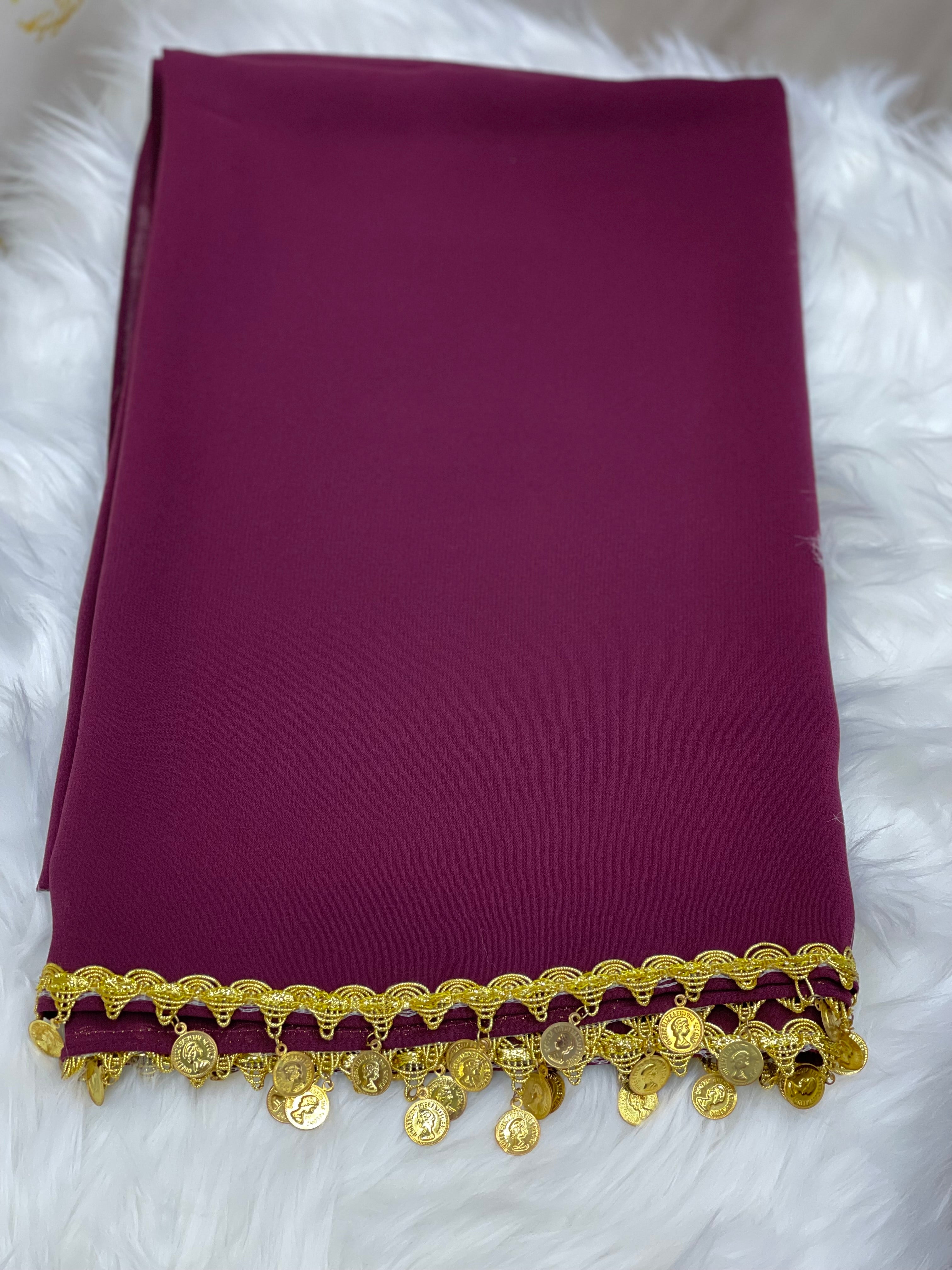 Khirka Shal with Gold Coins: Luxurious Elegance and Unique Style