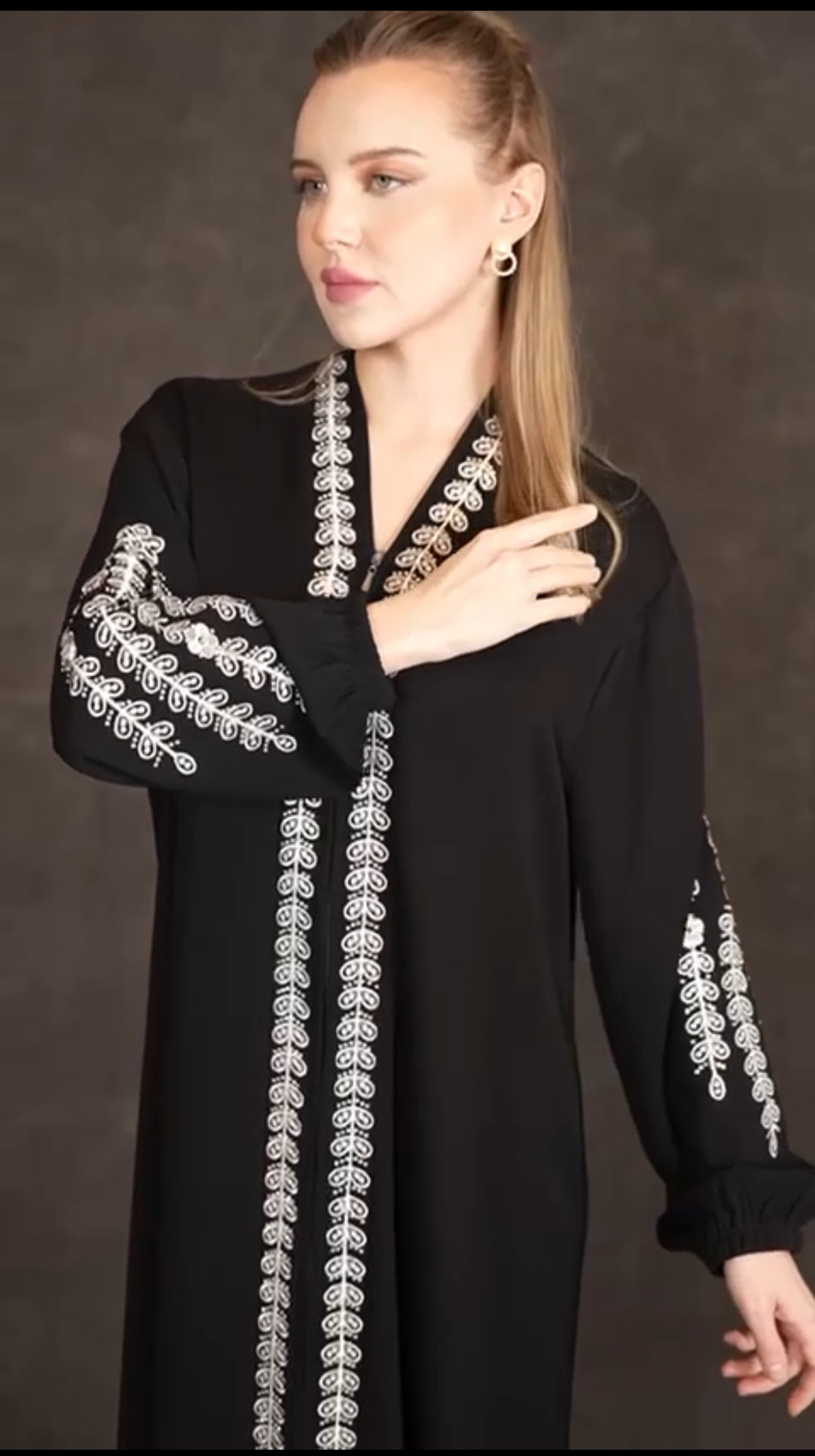 Yurio Fabric  Plus-size  Abaya