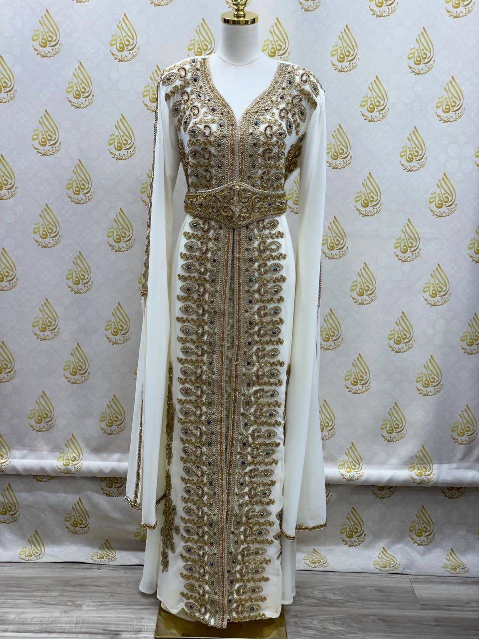 Luxury kaftan Bedded Crystal