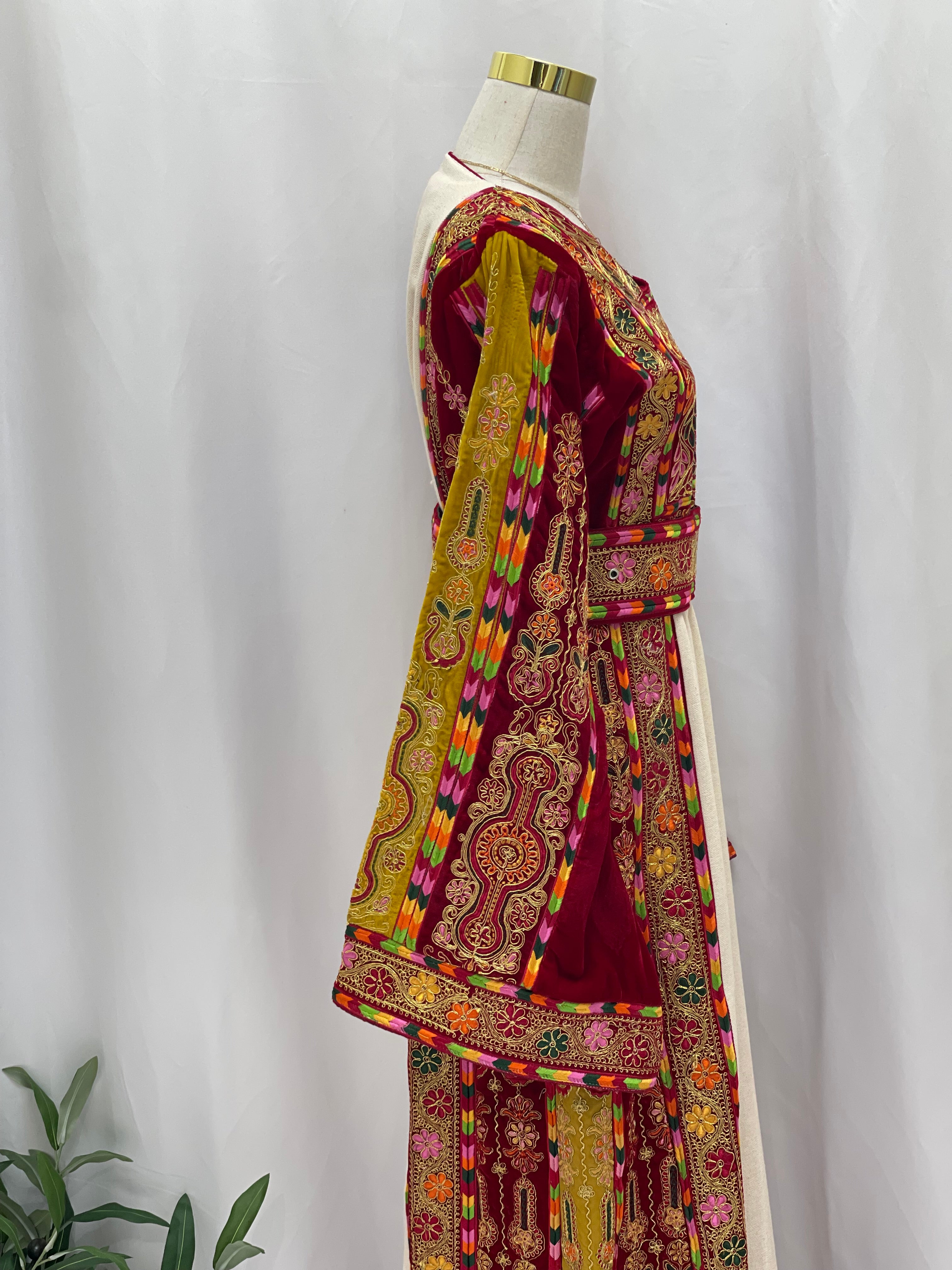 Embroidered  Etamin And  Velvet Kasab Malka